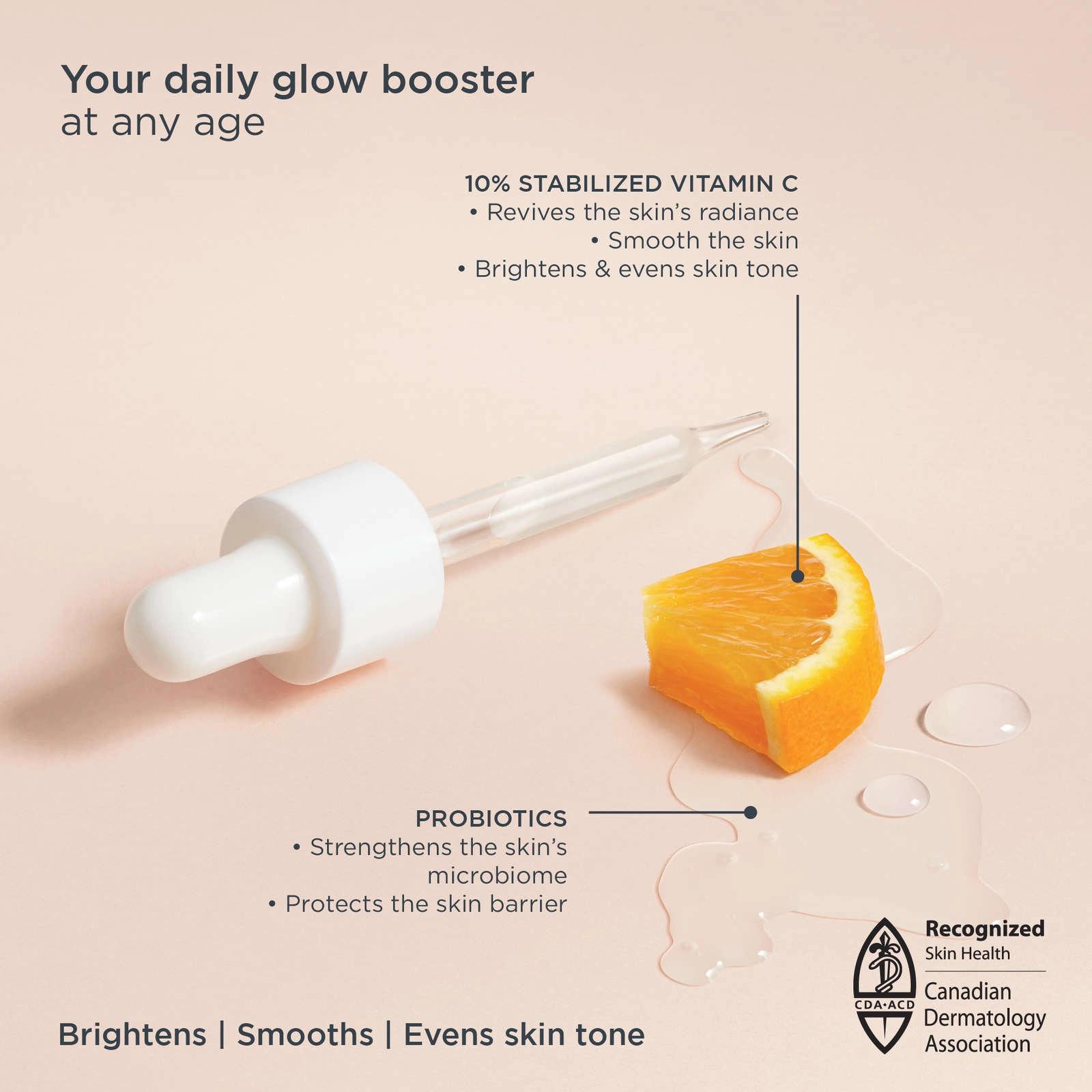 10% Vitamin C Probiotic Serum - Brighten Skin, Reduce Fine Lines, No Parabens, Cruelty-Free - Image 2