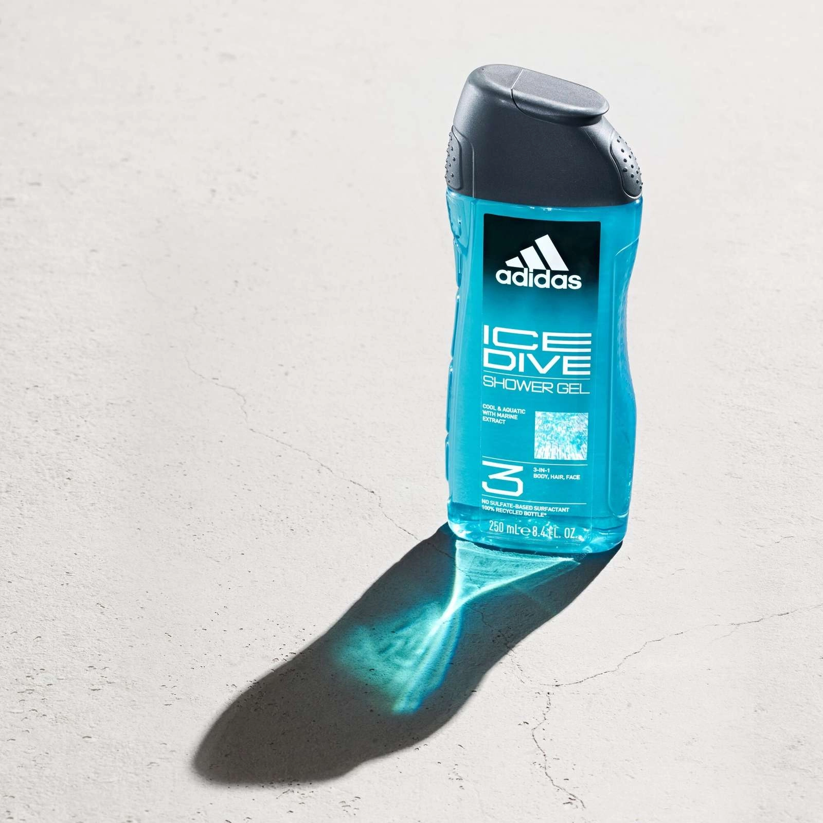Adidas Ice Dive Giftset - Eau de Toilette, Shower Gel & Deo Spray with Peppermint & Grapefruit - Image 4