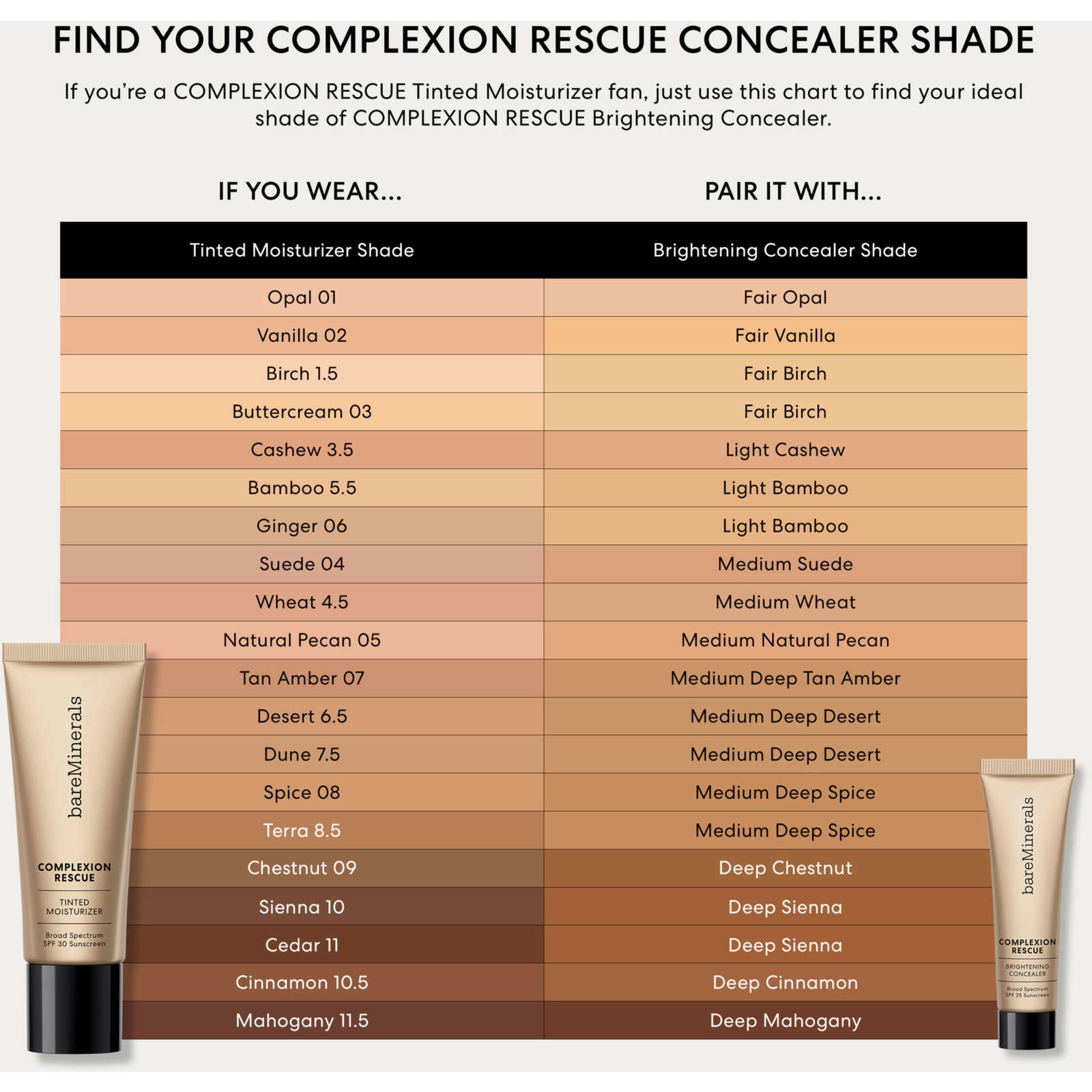 BareMinerals Complexion Rescue Brightening Concealer Deep Sienna SPF 25 - Vegan & Cruelty-Free - Image 7