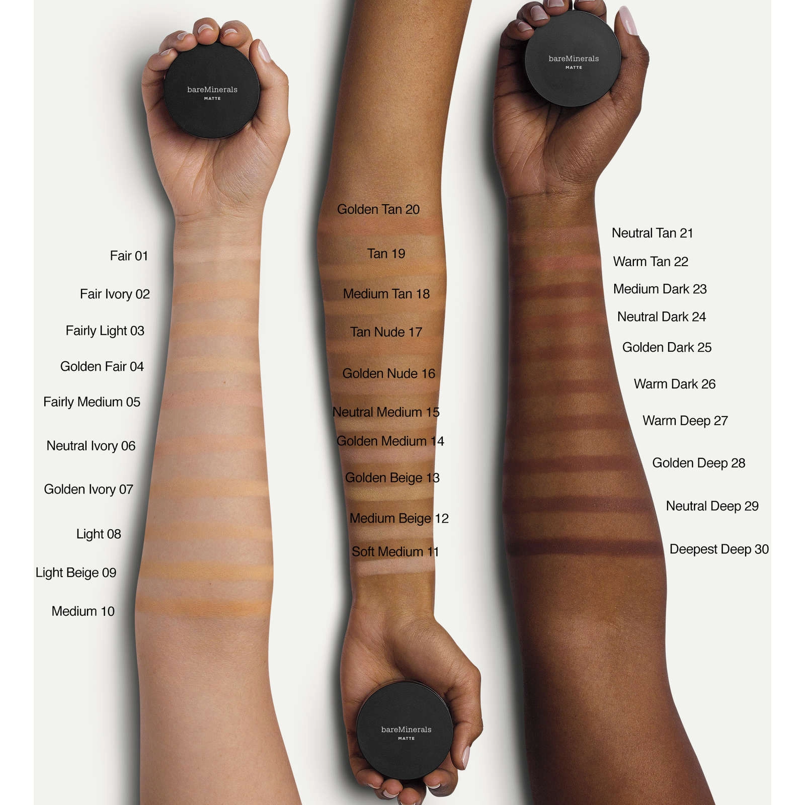 BareMinerals Matte Foundation SPF 15 - 11 Soft Medium, Lightweight Powder for Oily Skin with Sun Protection - Image 3