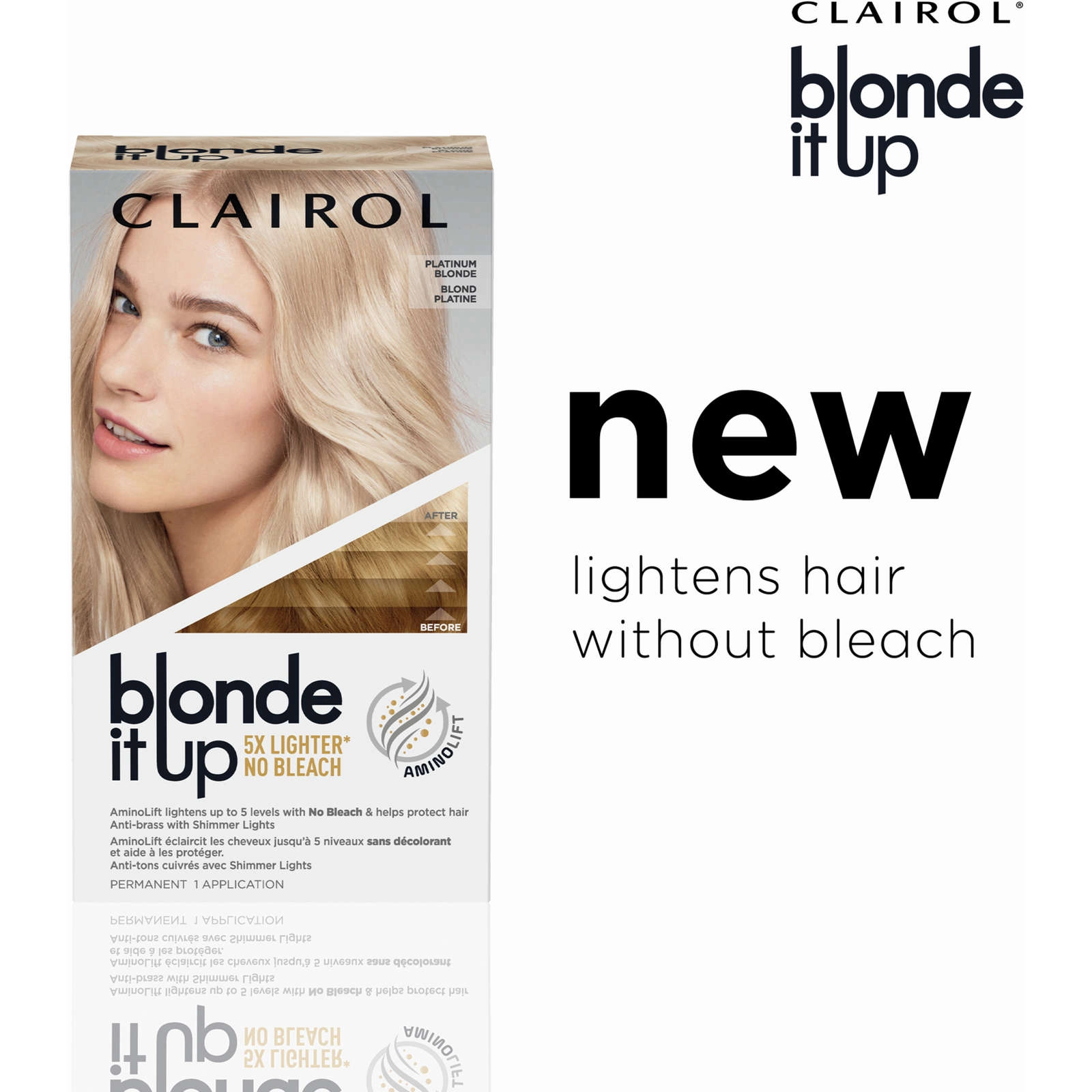 Blonde It Up Permanent Hair Dye - Platinum Blonde, 5x Lift with No Bleach for Soft, Glossy Finish - Image 6