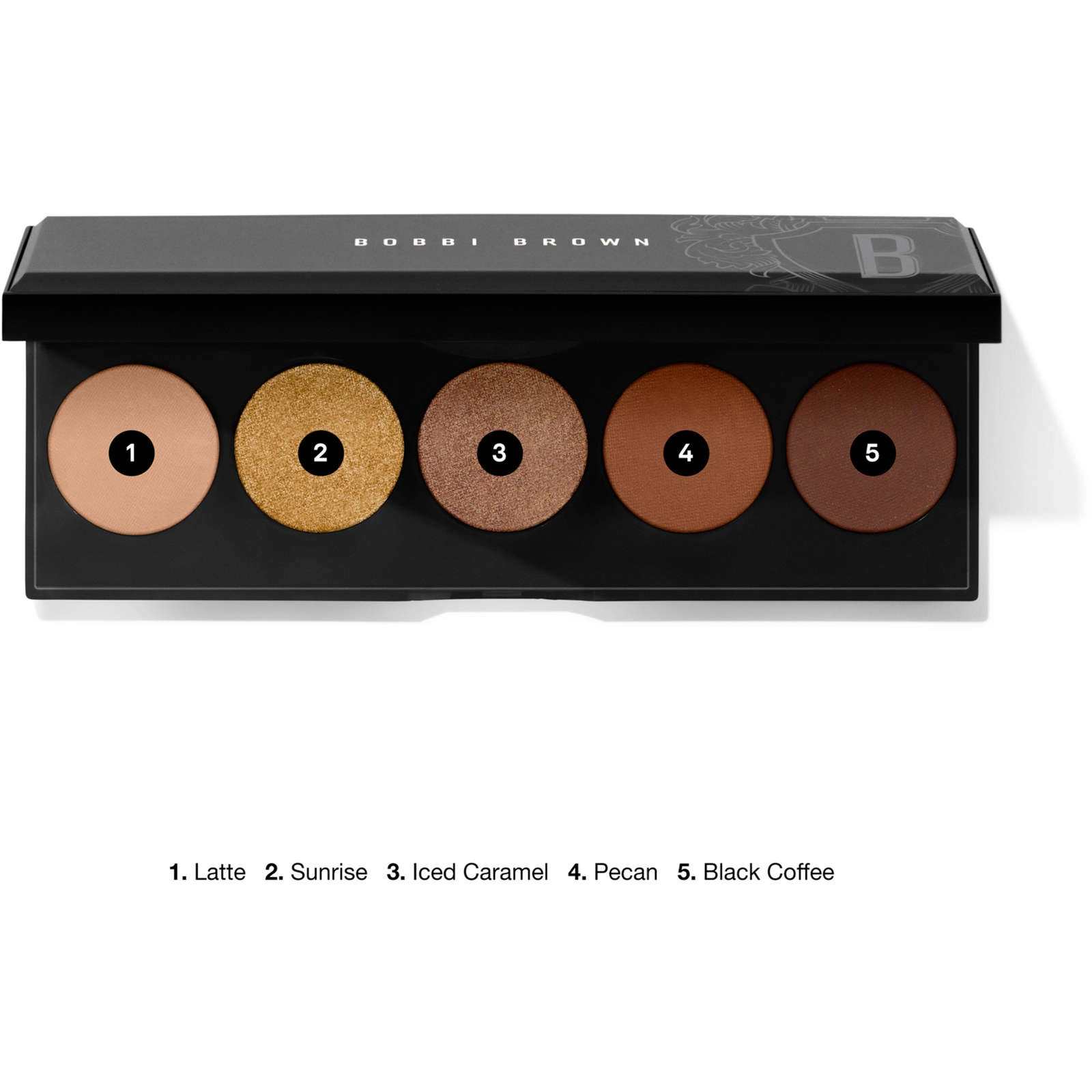 Bobbi Brown All Nudes Eye Shadow Palette in Rosey Nudes – 5 Richly Pigmented Shades for All Skin Tones - Image 2