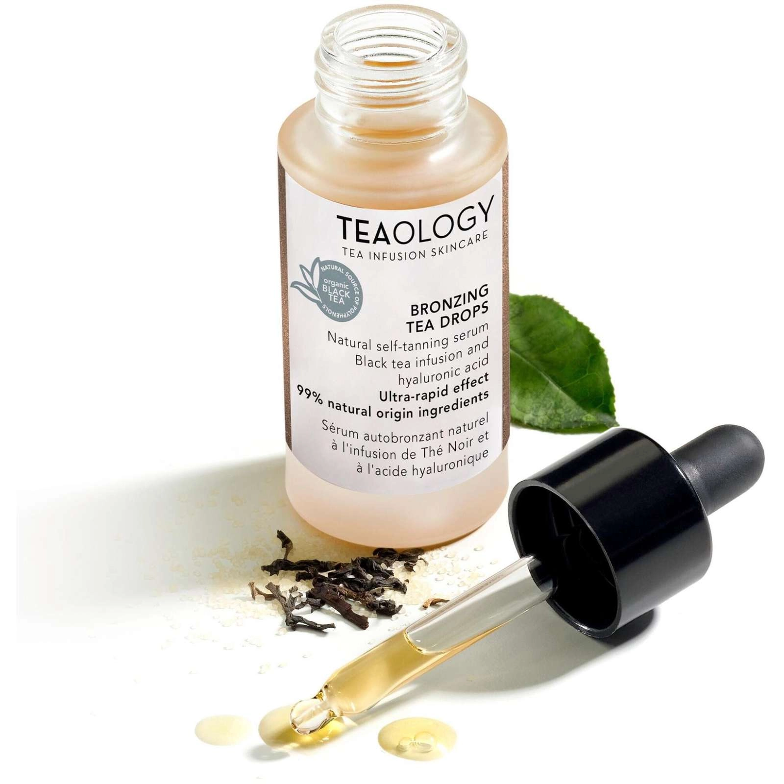 Bronzing Tea Drops - Natural Self-Tanning Serum with Antioxidants & Hydration, 99% Natural Ingredients - Image 2