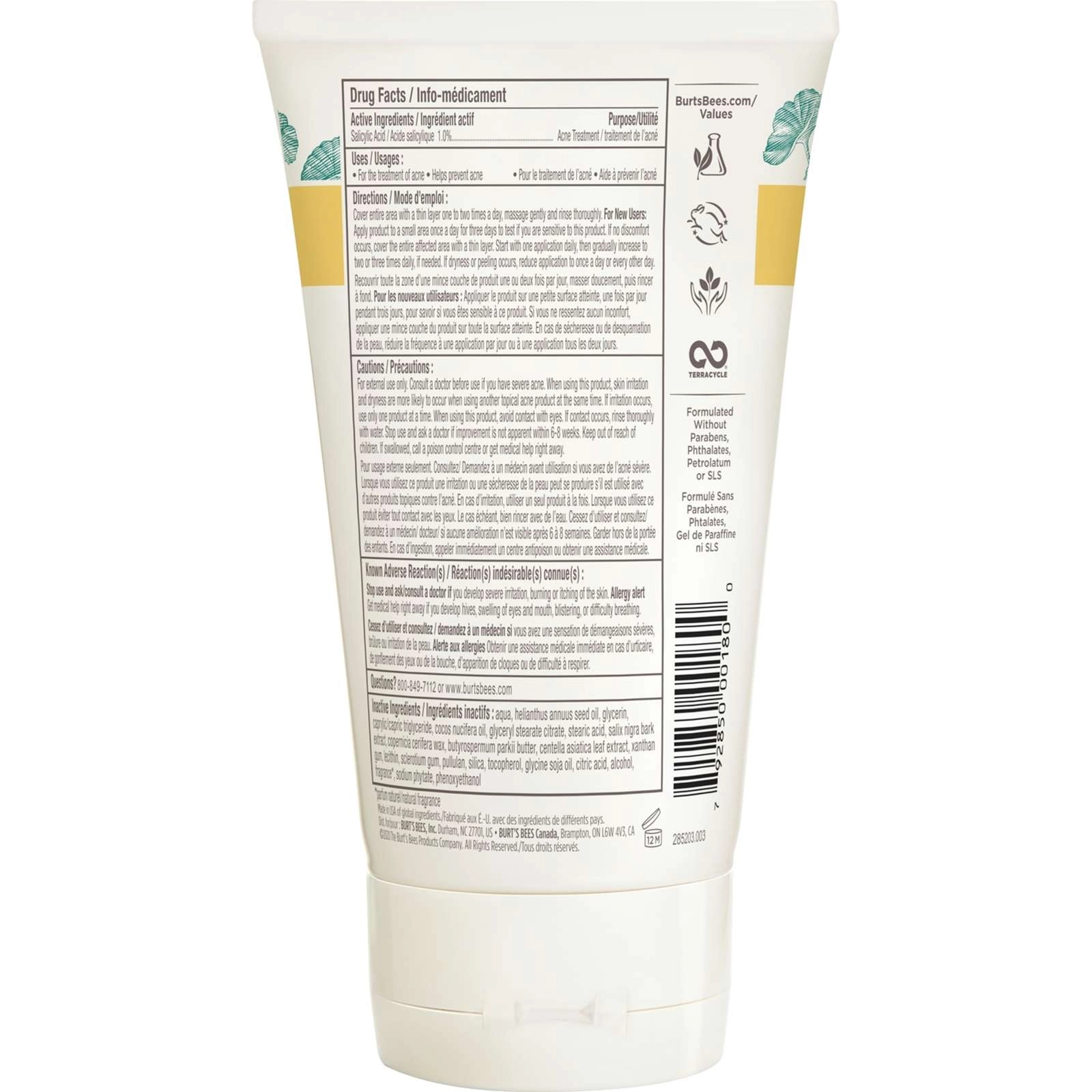 Burt's Bees Anti-Blemish Pore Refining Scrub for Clearer Skin - Jojoba Beads & Salicylic Acid - Image 2