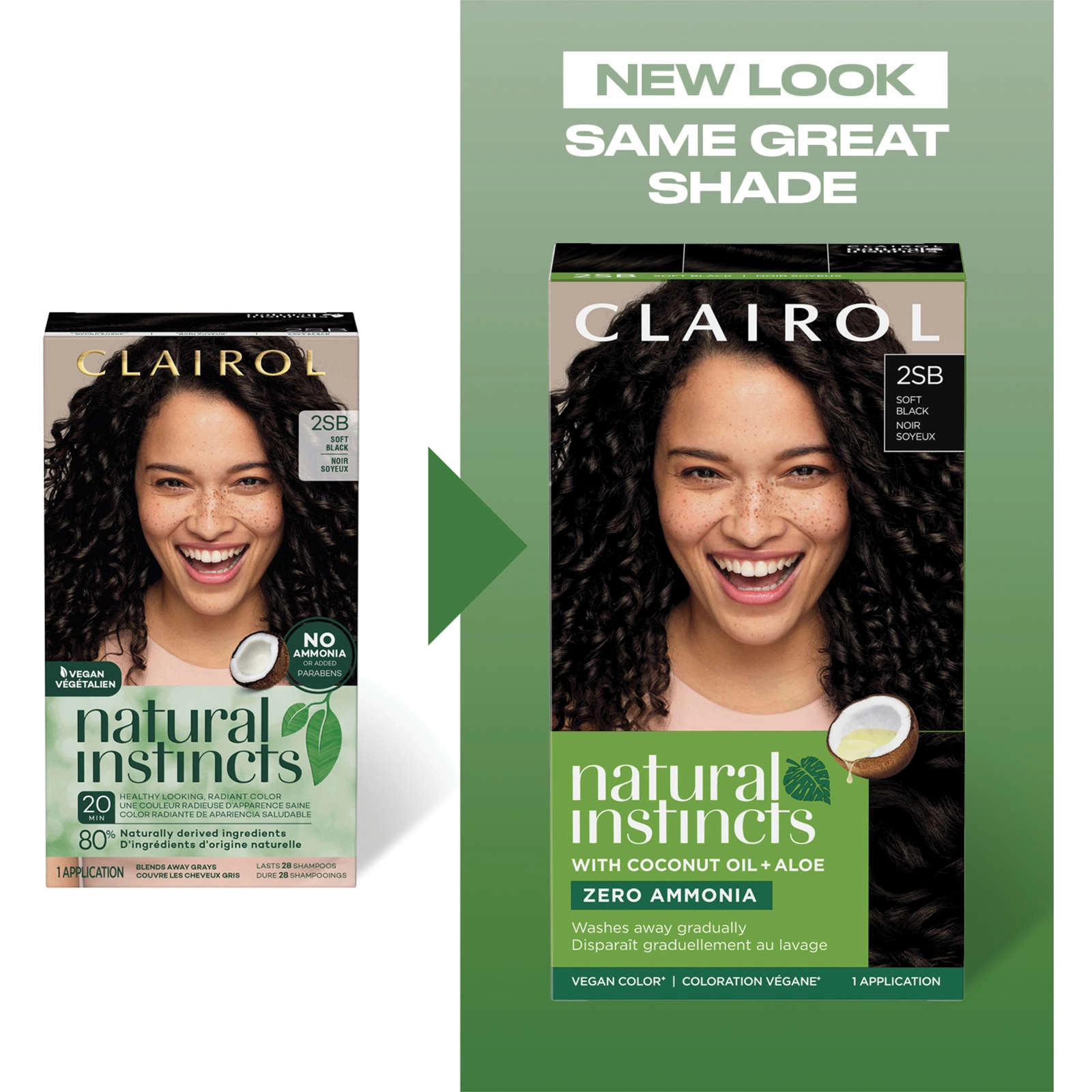 Clairol Natural Instincts Demi-Permanent Hair Color 5 Medium Brown, 0% Ammonia, Vegan Formula - Image 2