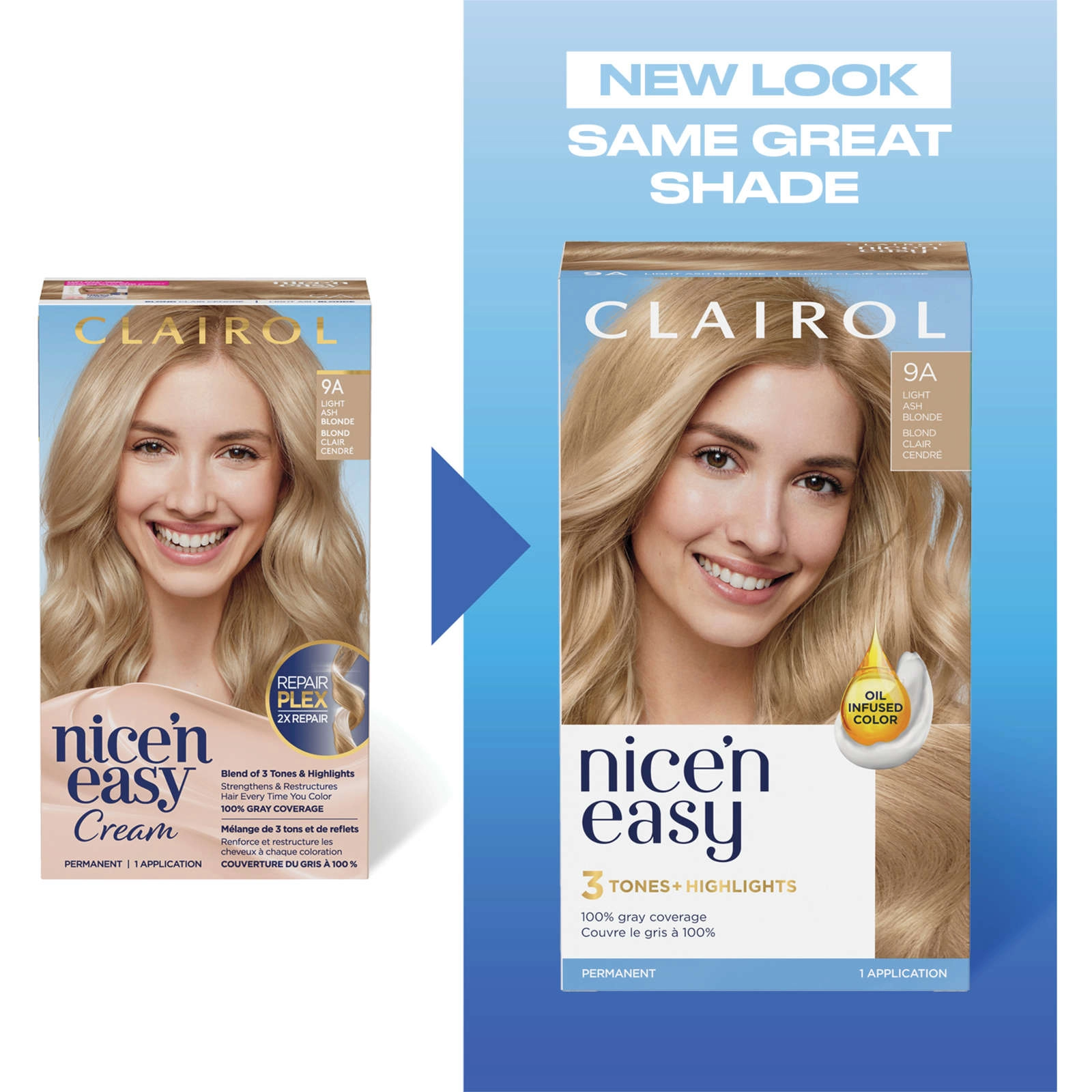 Clairol Nice'N Easy 8G Medium Golden Blonde Hair Dye - Permanent Color, 100% Gray Coverage - Image 2