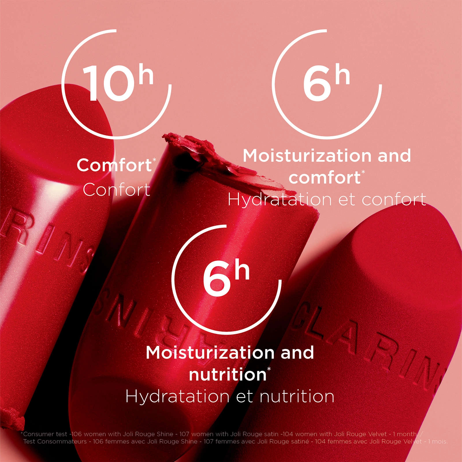 Clarins Joli Rouge Velvet Lipstick 742V - Long-lasting Hydrating Matte Finish in 16 Vibrant Shades - Image 5