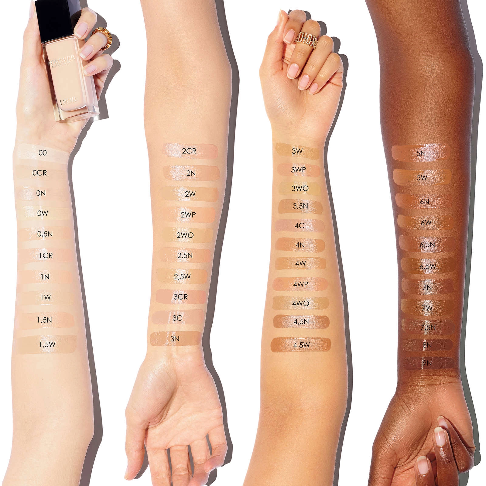 Dior Forever Skin Glow Foundation 2WO - Warm Olive, 24h Wear, Medium-Full Coverage, 42 Shades - Image 4