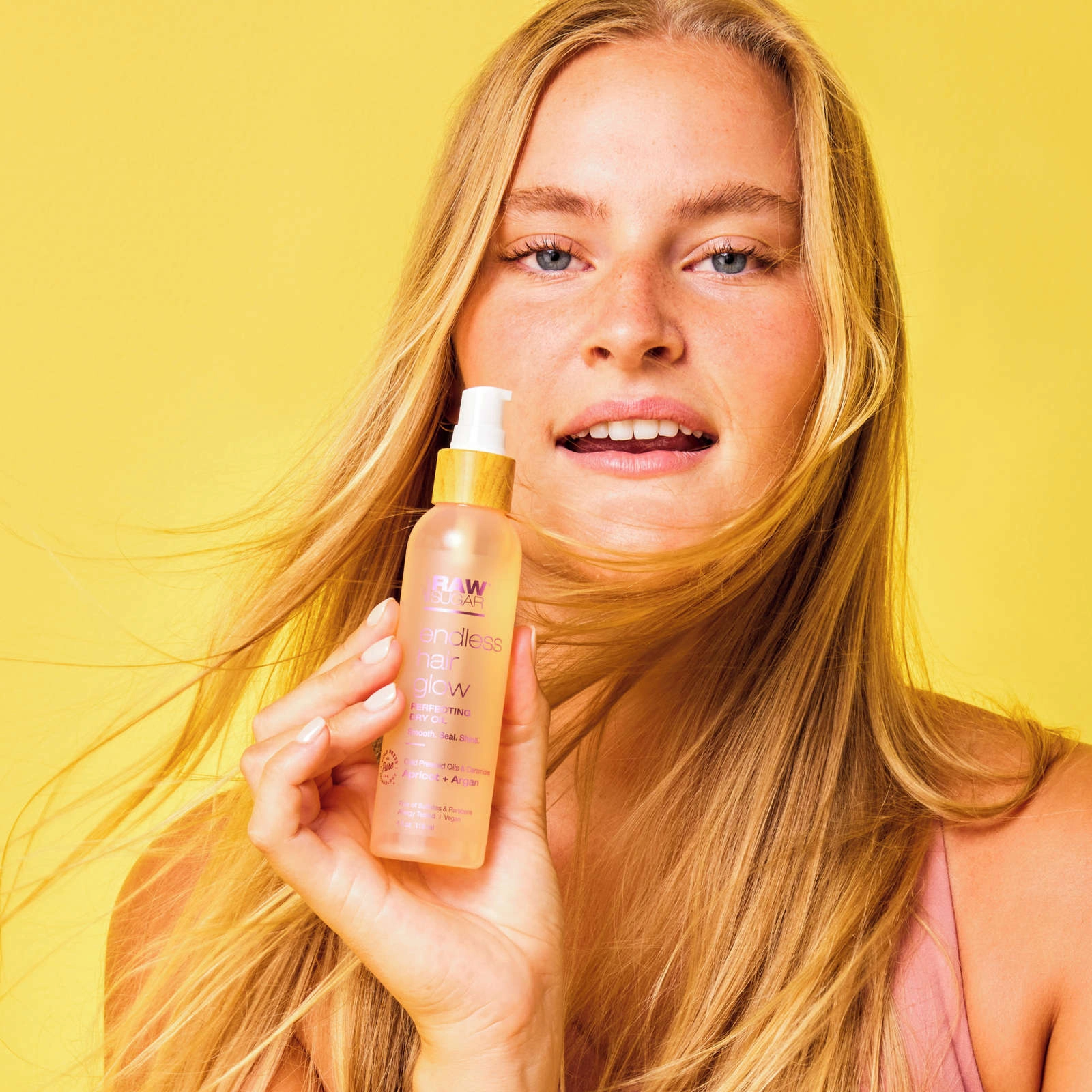 Endless Hair Glow Dry Oil - Lightweight, Vegan Formula with Apricot & Argan Oil for Radiant Hair - Image 7