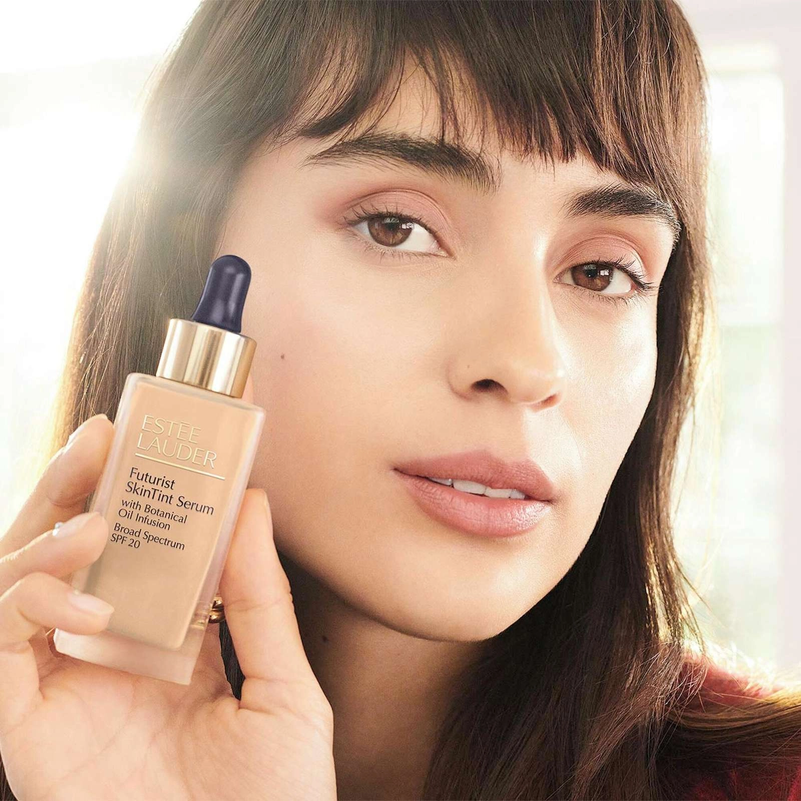 Estée Lauder Futurist Skin Tint Serum Foundation SPF 20 - 3W1 Tawny for Radiant, Moisturized Skin - Image 4
