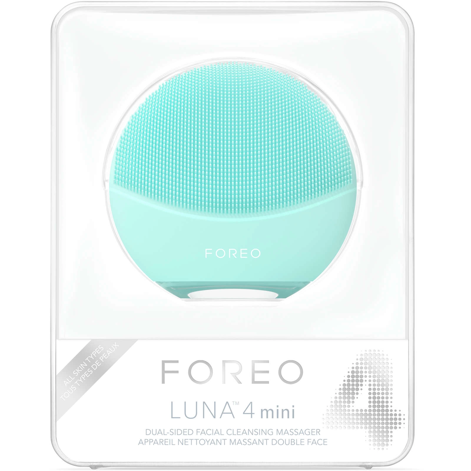 Foreo LUNA™ 4 mini Facial Cleansing Massager - Arctic Blue & Pearl Pink for Radiant Skin - Image 3