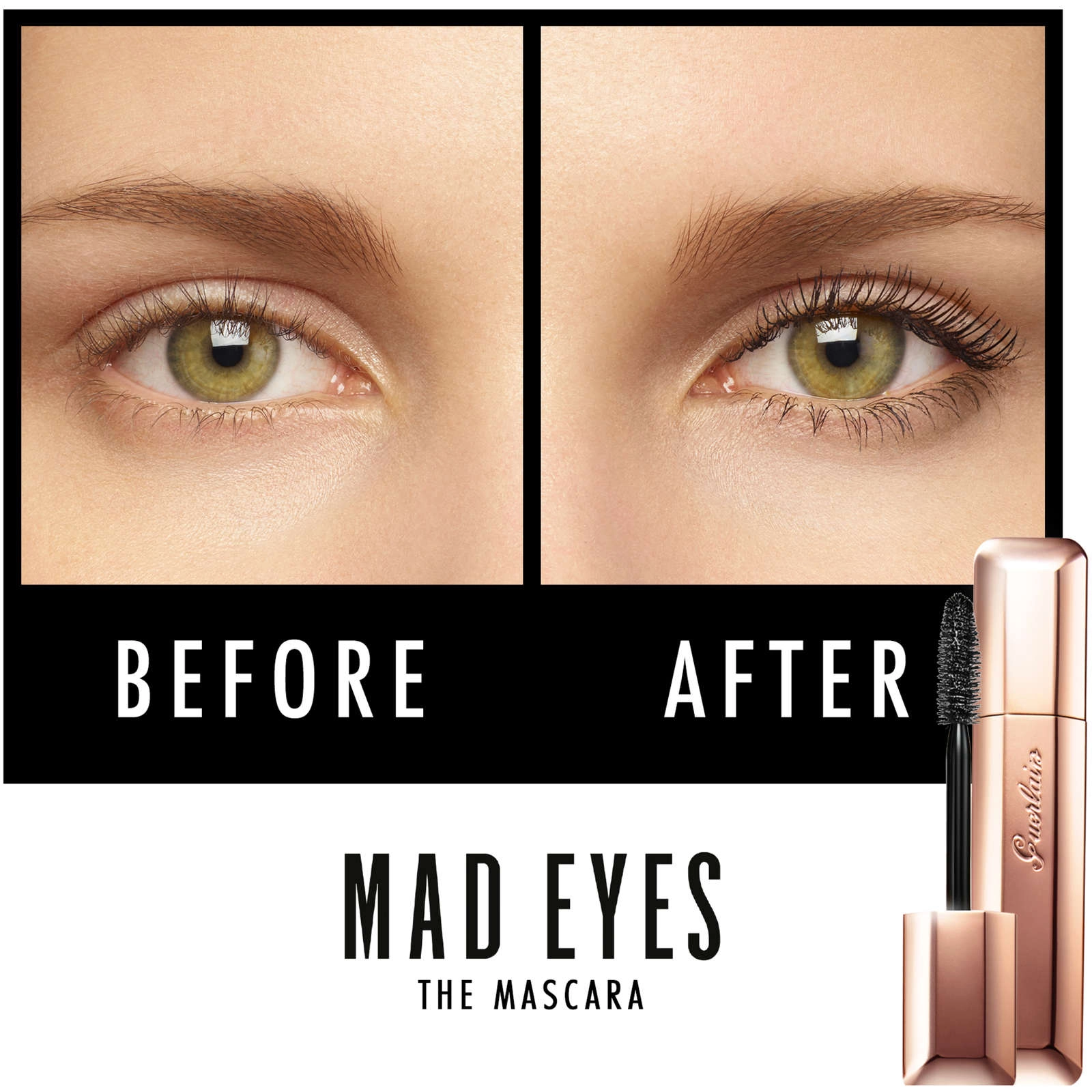 Guerlain MAD EYES Mascara 01 MAD BLACK for 112% Volume, 24-Hour Wear, Water-Resistant Formula - Image 3