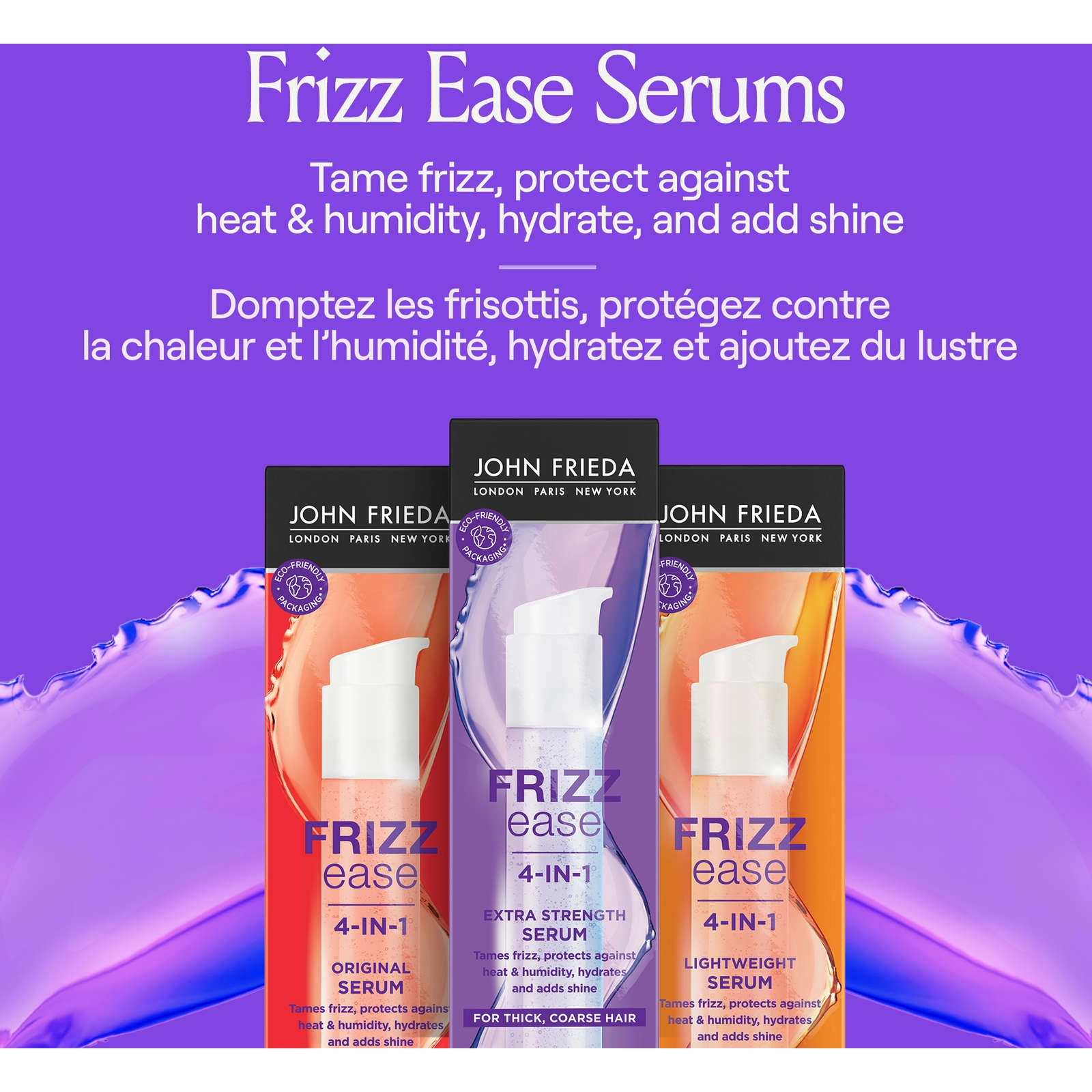 John Frieda Frizz Ease Original Smooth Serum - 72 Hour Frizz Protection, Ideal for Medium to Thick Hair - Image 6