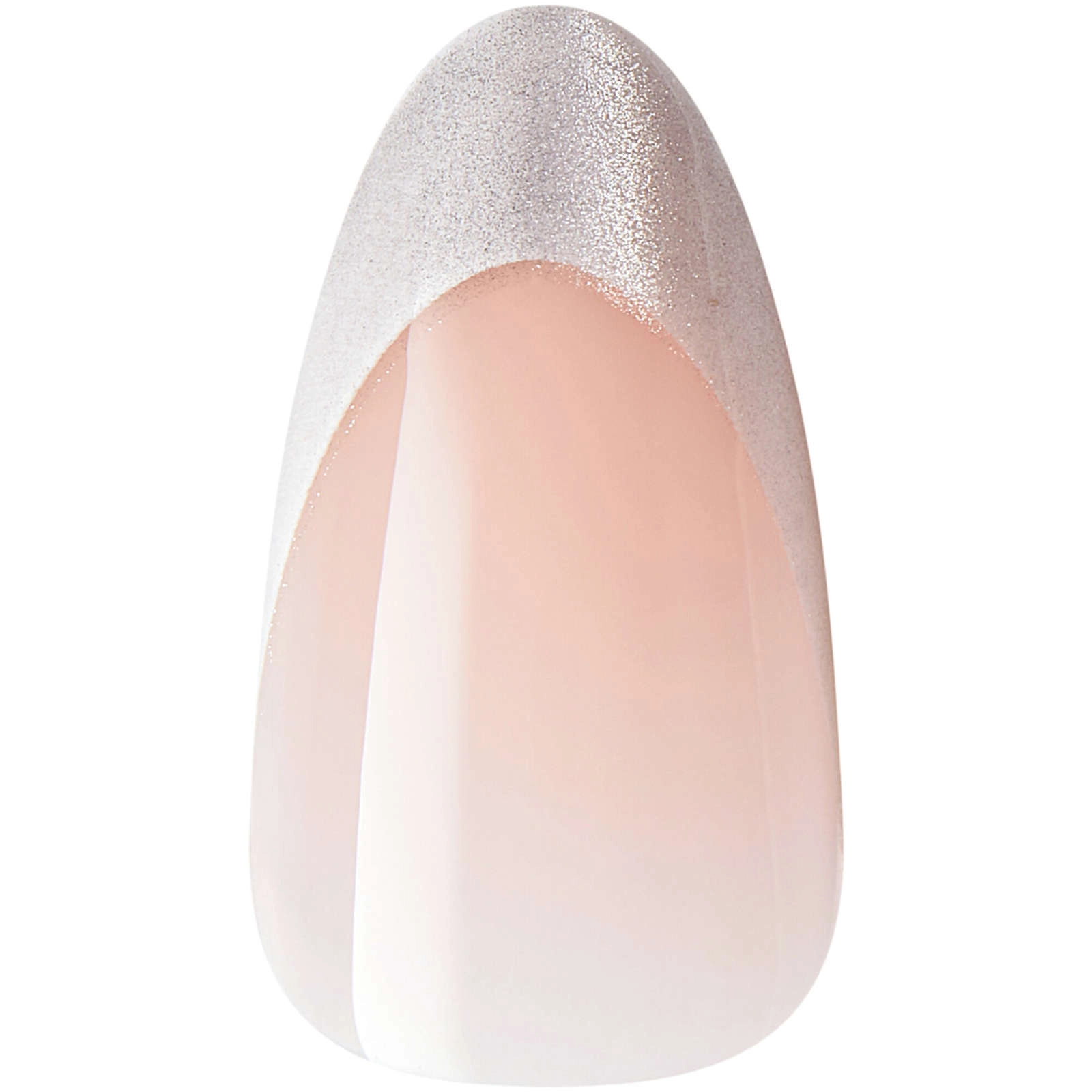 KISS Gel Fantasy Magnetic Nails - On-Trend Silver Tipped, Medium Length, Almond Shaped, Waterproof - Image 3