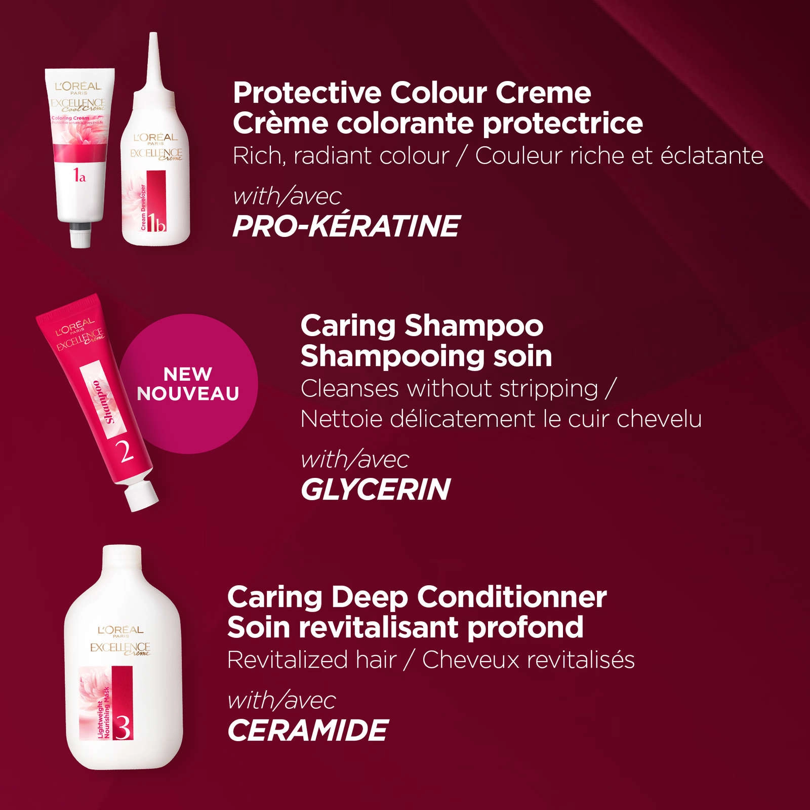 L'Oréal Paris Excellence Crème Permanent Hair Color - E Light Brown - 100% Grey Coverage - Image 4