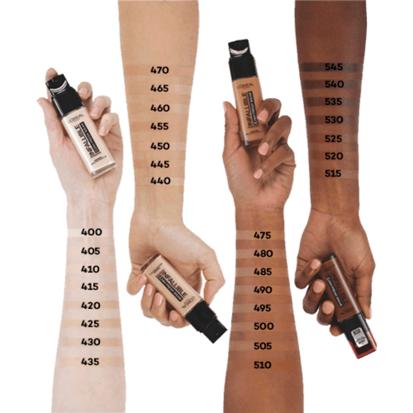 L'Oréal Paris Infallible 24H Fresh Wear Foundation Hazelnut - Lightweight Longwear, 30 Shades - Image 6