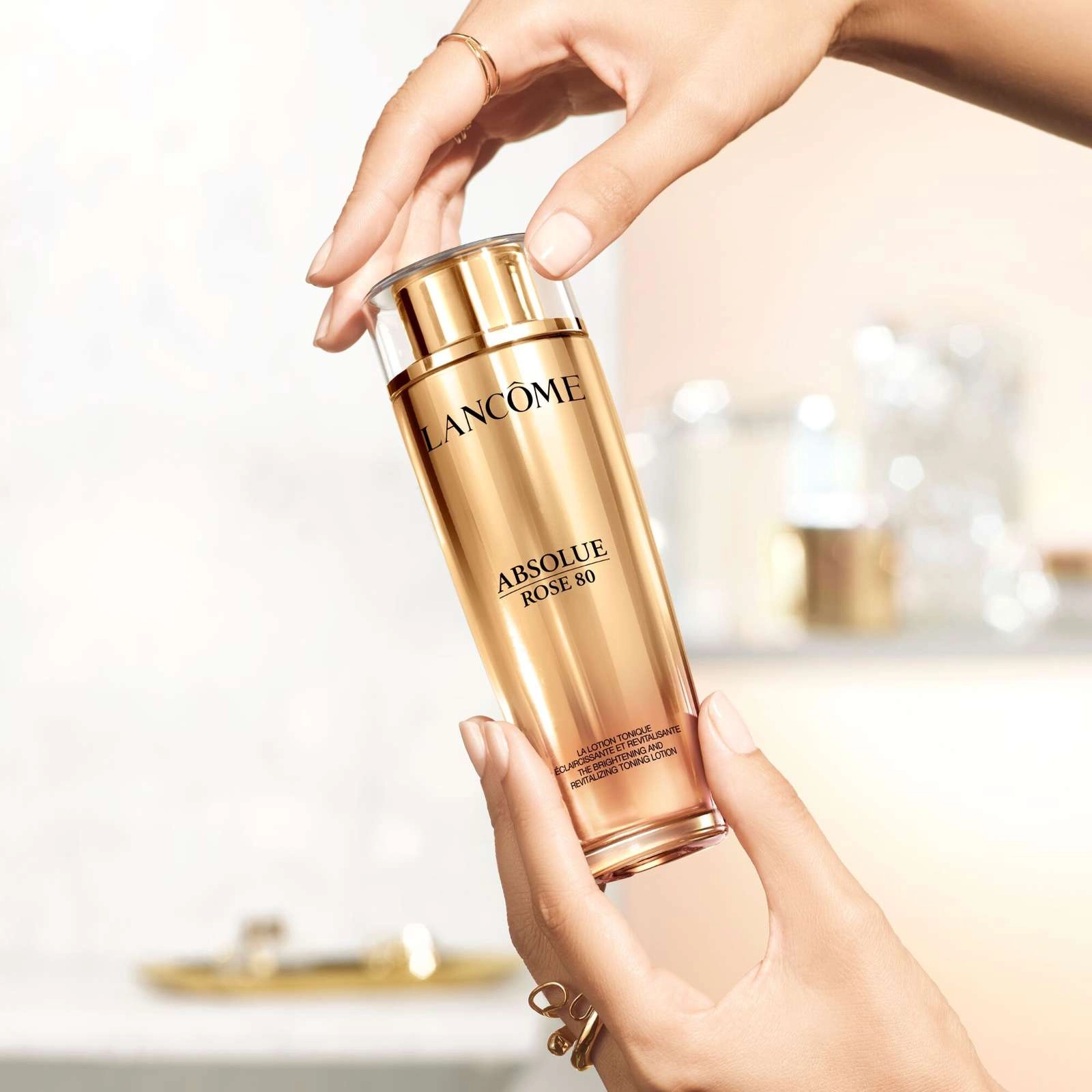 Lancôme Absolue Rose 80 Essence - Anti-Aging Moisturizing Essence for All Skin Types, Day & Night - Image 2