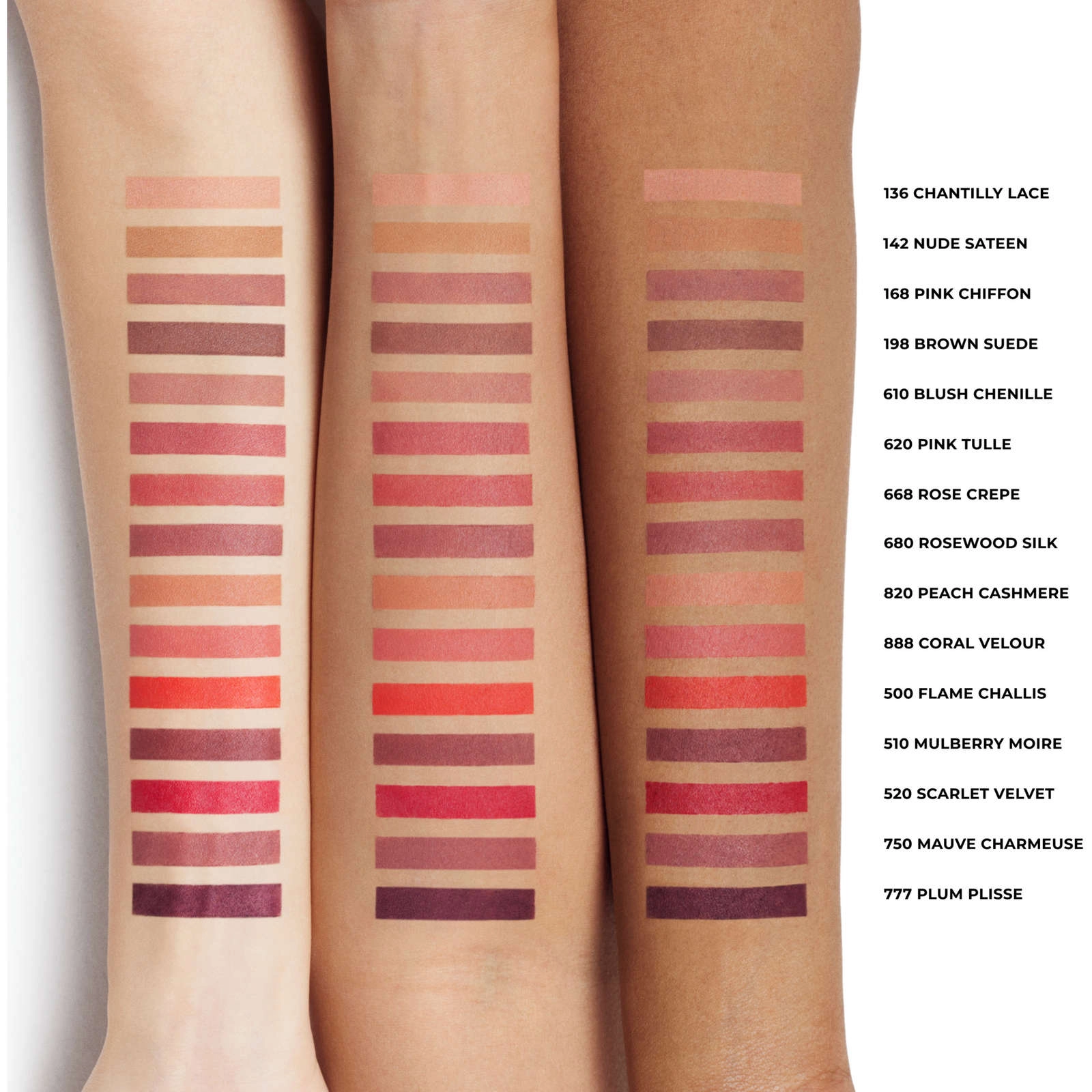 Laura Mercier Caviar Smoothing Matte Lipstick 136 Chantilly Lace - 16HR Hydration, Transfer-Proof - Image 4