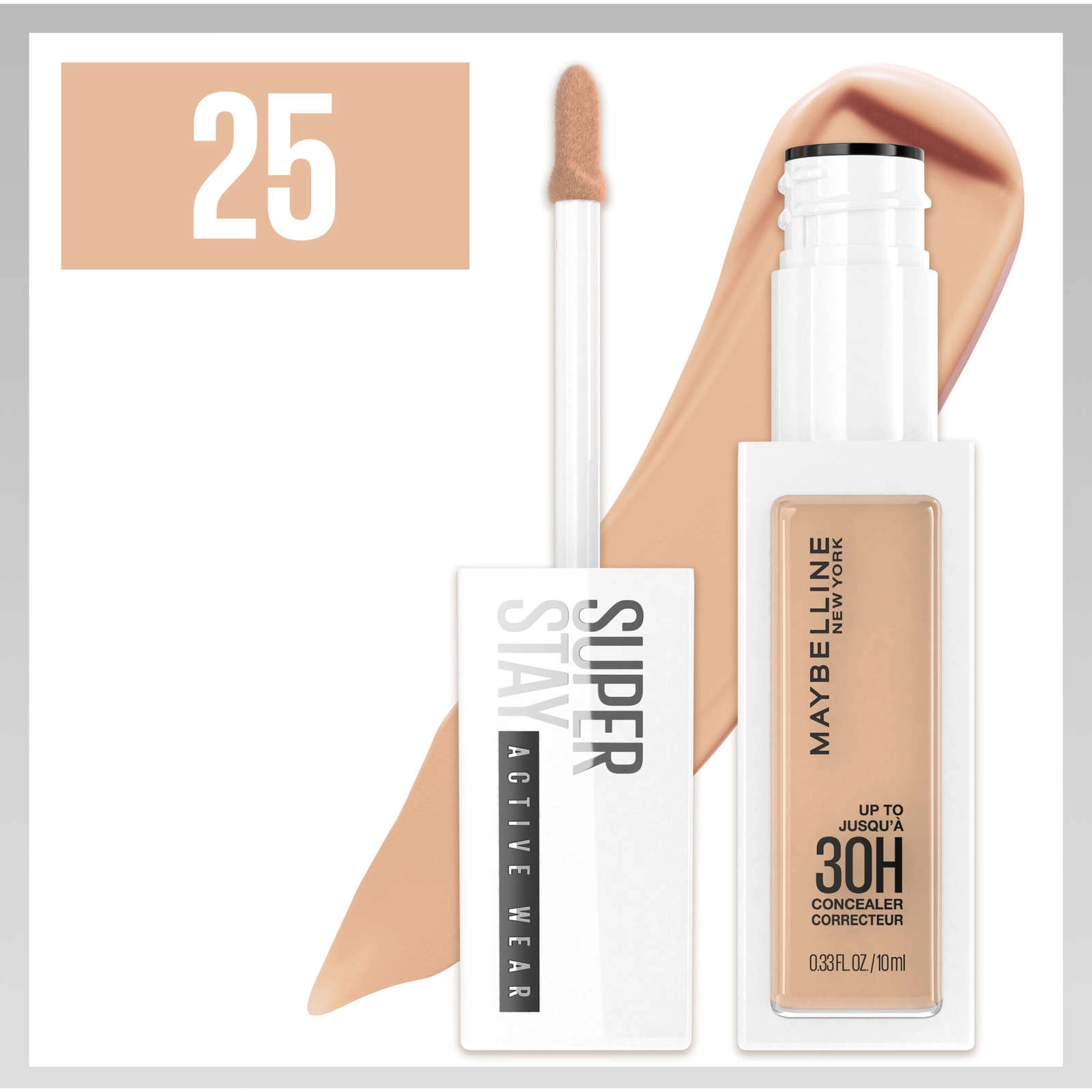 Maybelline Super Stay Longwear Liquid Concealer - Medium, 30HR Crease-Resistant Coverage - Image 3