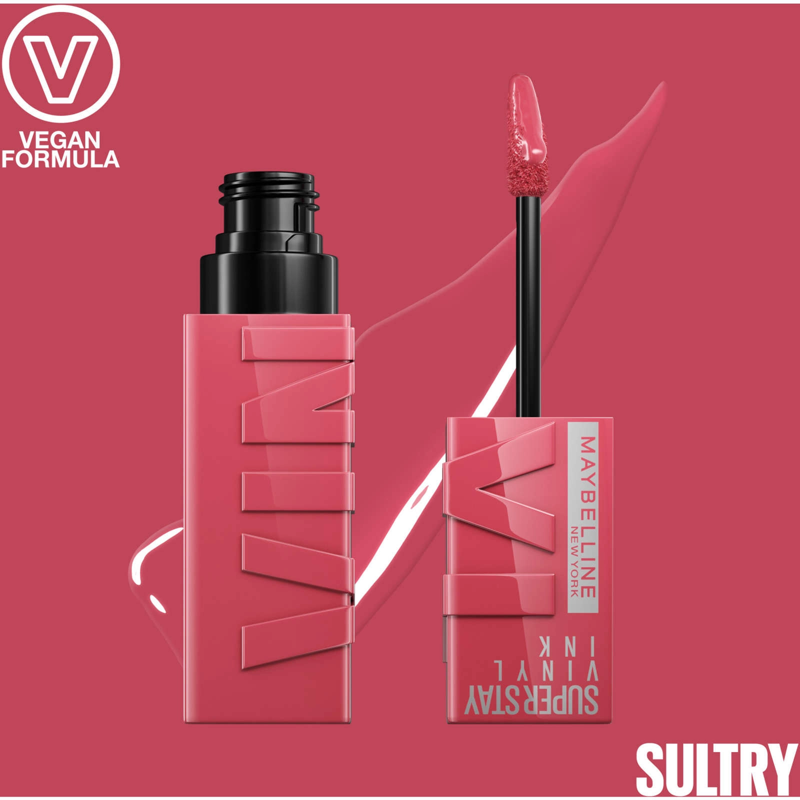 Maybelline Super Stay Vinyl Ink Liquid Lipcolor - Royal, 16HR Longwear, Transfer Resistant, Shine Finish - Image 4