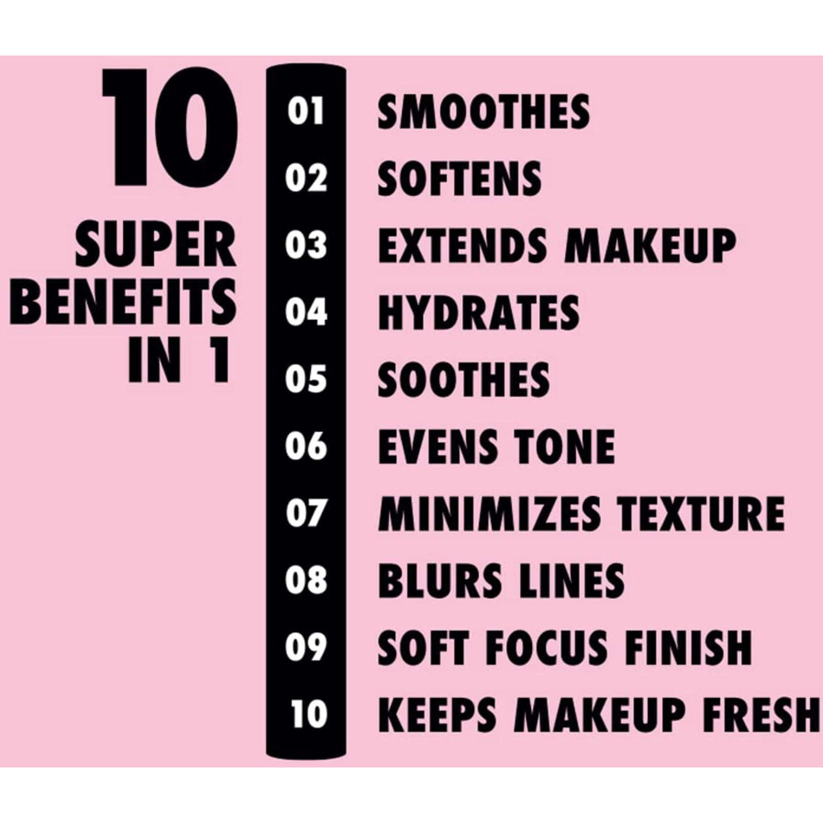 NYX Vegan Marshmellow Smoothing Primer - 10-in-1 Face Primer for All Skin Tones - Image 2