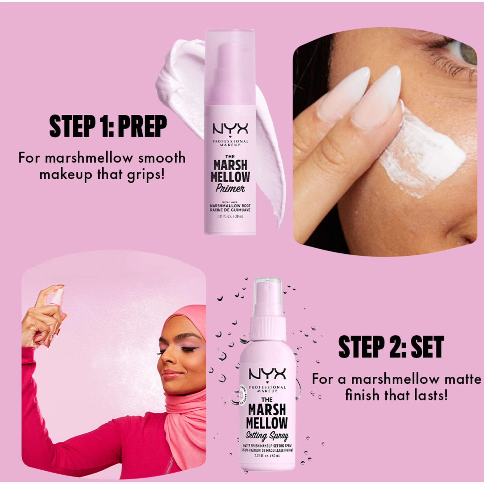 NYX Vegan Marshmellow Smoothing Primer - 10-in-1 Face Primer for All Skin Tones - Image 5