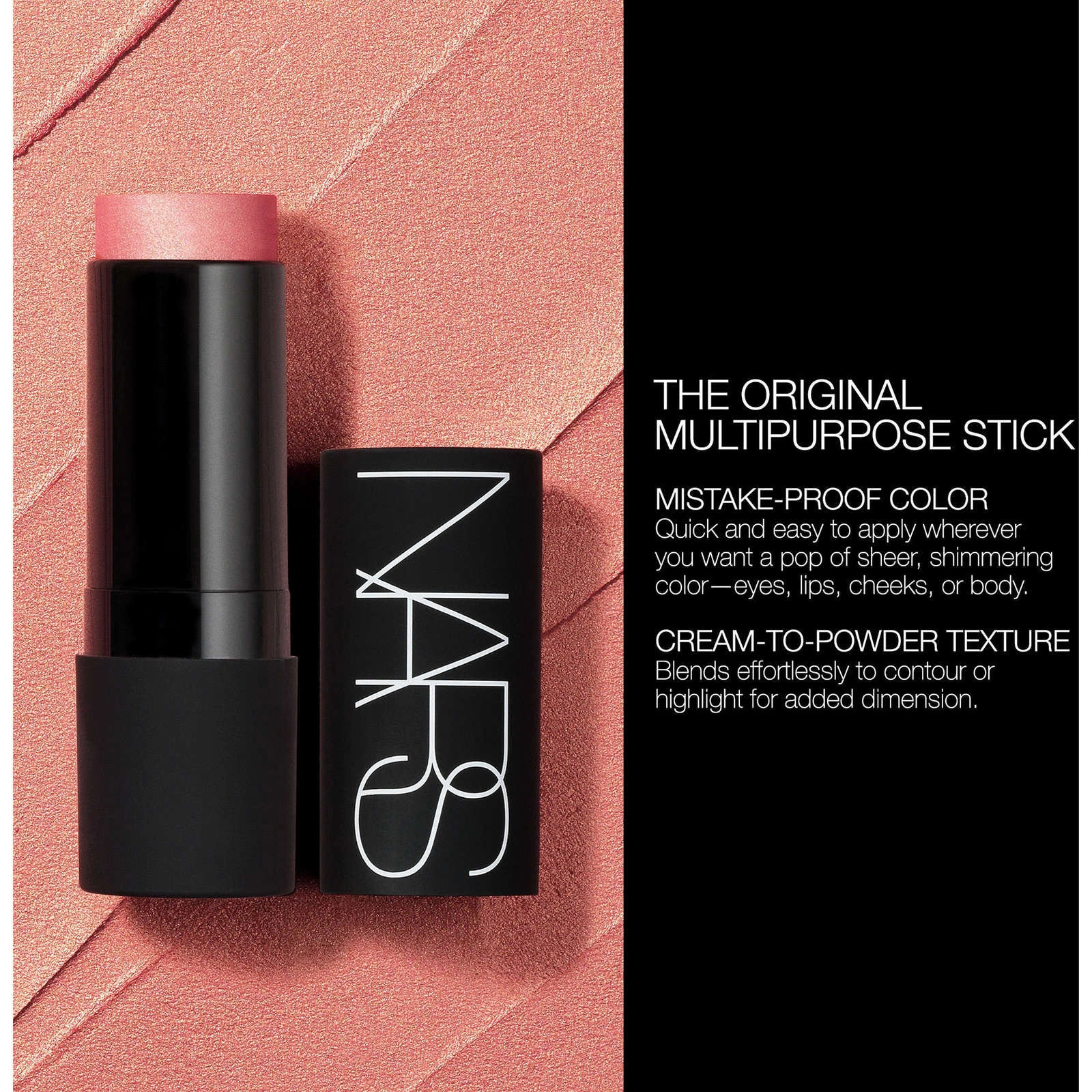 Nars The Multiple South Beach - Multi-Purpose Cream Stick for Eyes, Cheeks, Lips, and Body - Image 6