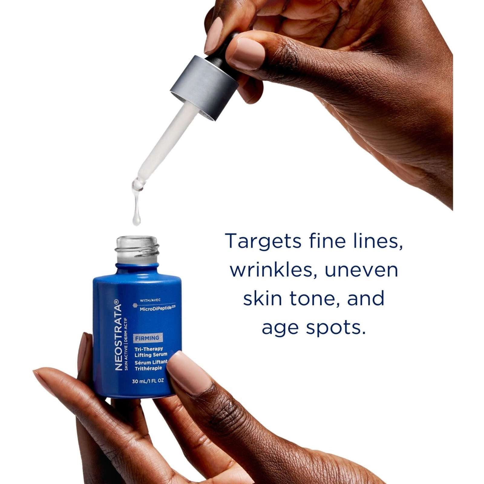 Neostrata Tri-Therapy Lifting Serum with MicroDiPeptide229 for Fine Lines, Wrinkles, and Age Spots - Image 3