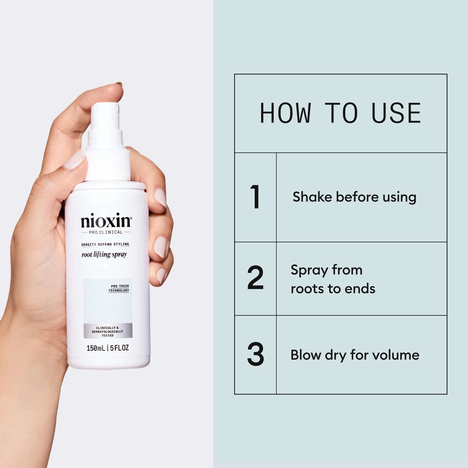 Nioxin Density Defend Styling Root Lifting Spray - Hair Thickening Spray for Fuller, Thicker Hair - Image 6