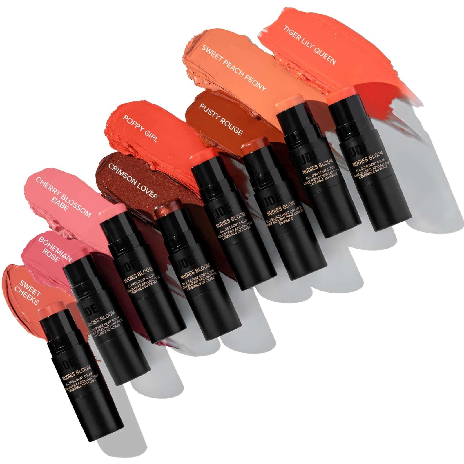 Nudestix Nudies Bloom Dewy Colour Stick - Bohemian Rose for Cheeks, Eyes, Lips - Fresh Multi-Use Blush - Image 5