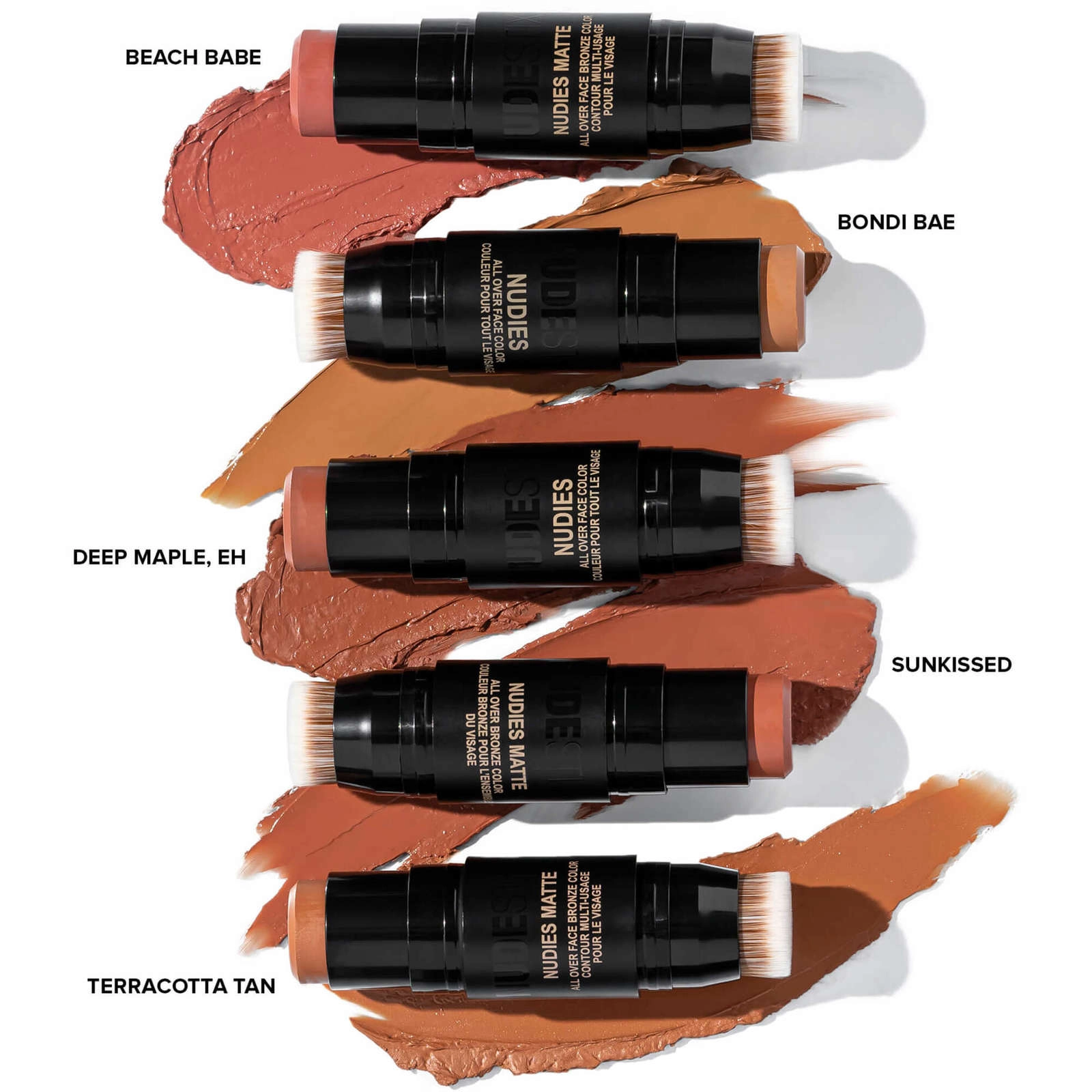 Nudestix Nudies Matte Bronze - Terracotta Tan Balm for Face, Eyes & Lips - Vegan & Cruelty-Free - Image 7