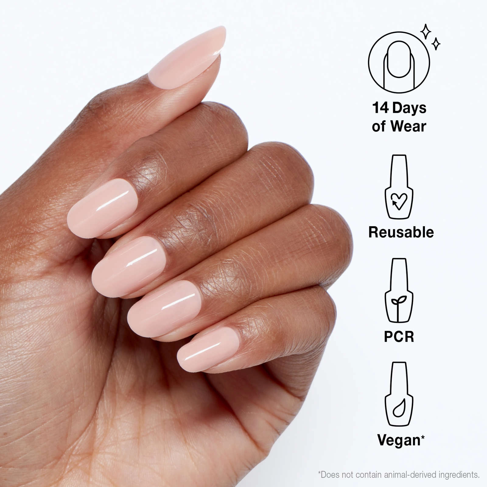 OPI xPRESS/ON Press On Nails - Break the Gold, Bubbly Pink, 30 Nails for Custom Fit and 14 Days Wear - Image 2