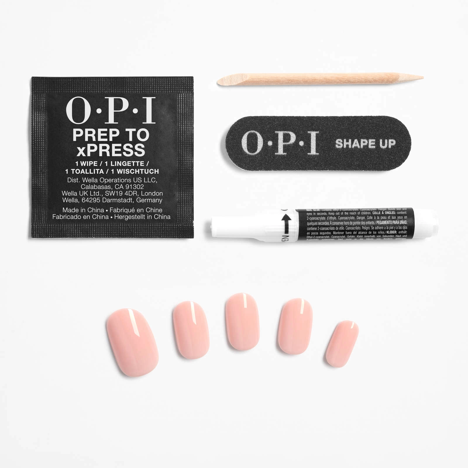 OPI xPRESS/ON Press On Nails - Break the Gold, Bubbly Pink, 30 Nails for Custom Fit and 14 Days Wear - Image 4