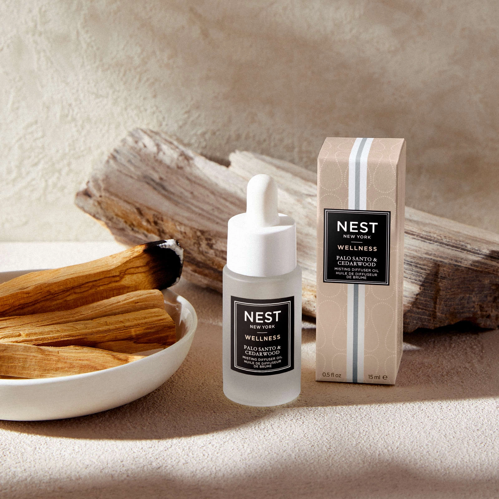 Palo Santo & Cedarwood Misting Diffuser Oil - Balance Your Space with Calming Aromas - Image 3