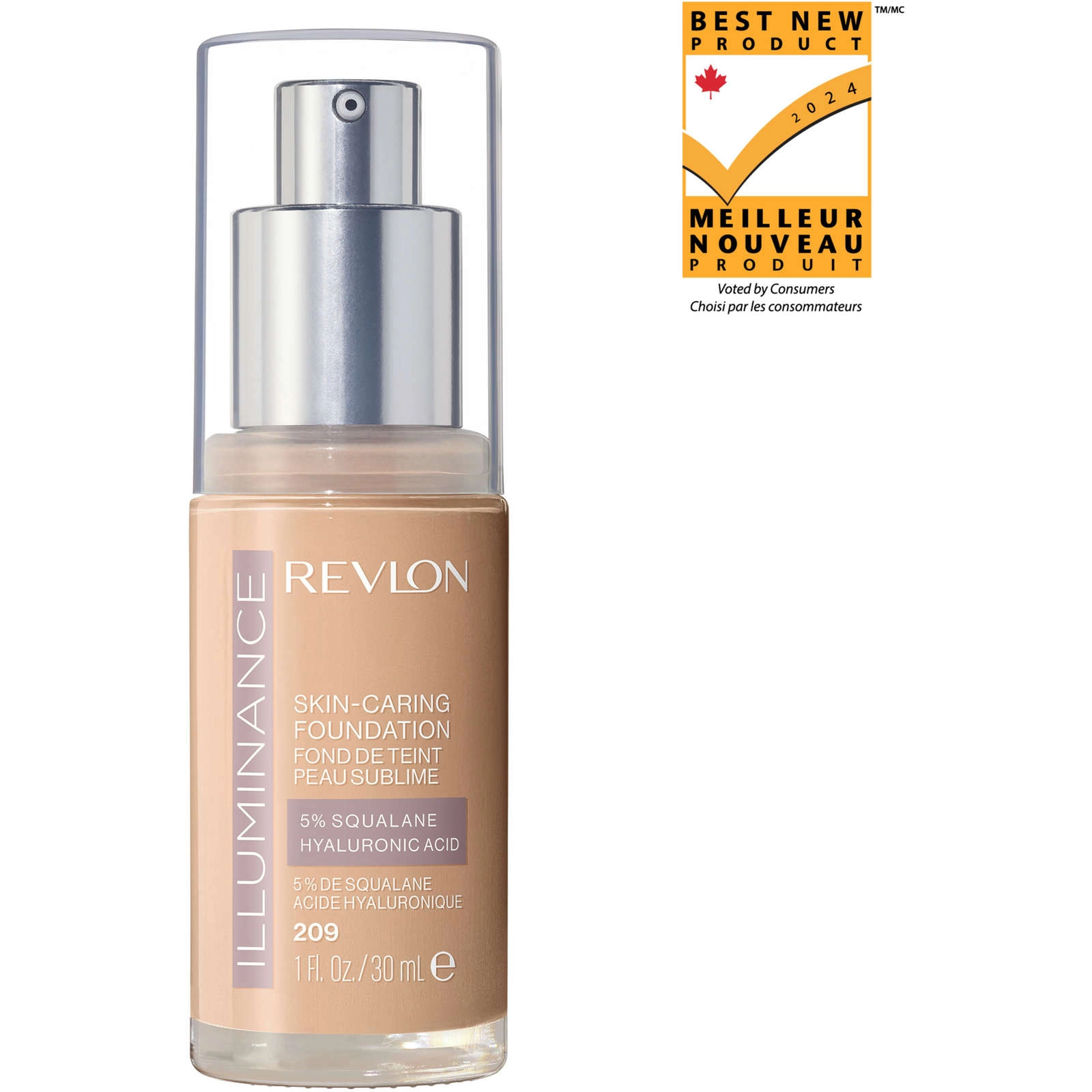 Revlon Illuminance Skin-Caring Foundation 605 Rich Mahogany - Hydrating, Radiant Finish, Medium Coverage - Image 2