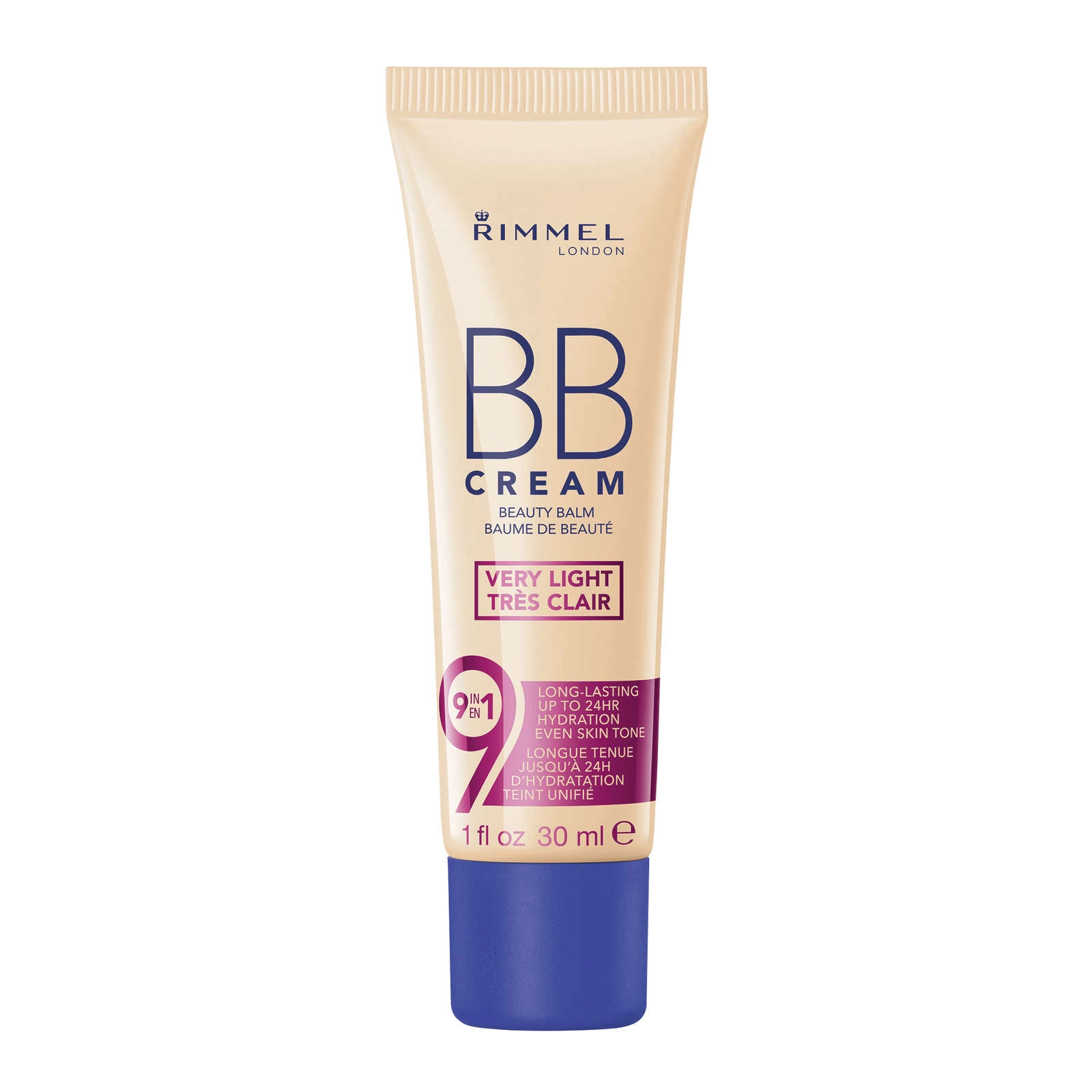 Rimmel London BB Cream Original Very Light - 000 with Water-Gel Technology for Naturally Flawless Skin - Image 2