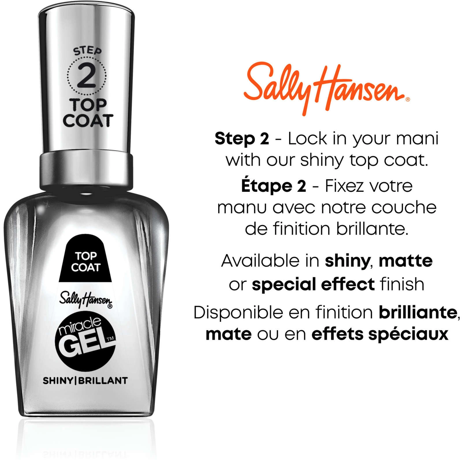 Sally Hansen Miracle Gel Nail Colour - Rose & Shine 252, 2- - Image 6