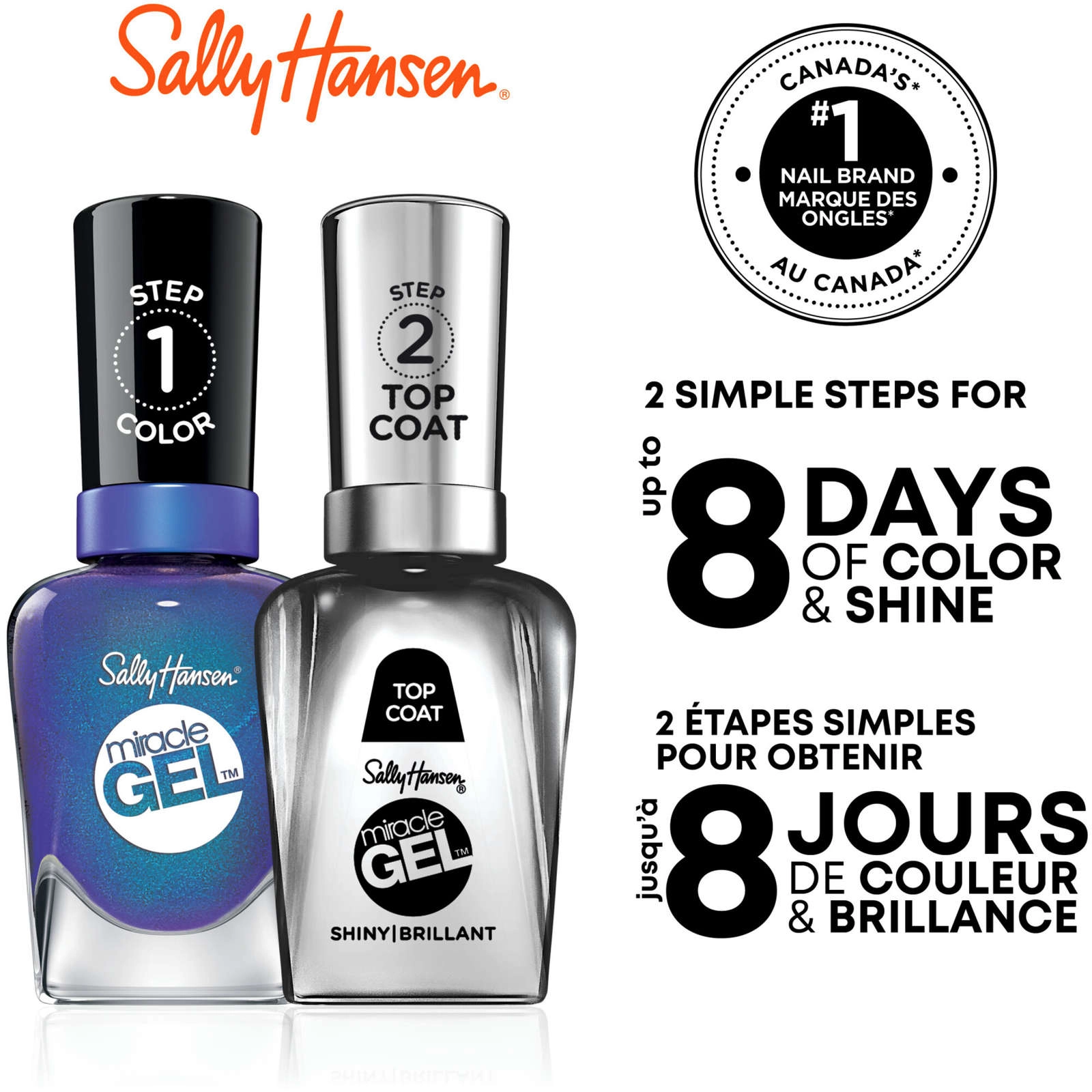 Sally Hansen Miracle Gel™ Nail Colour, V-AMPLIFIED - 489, 2- - Image 4