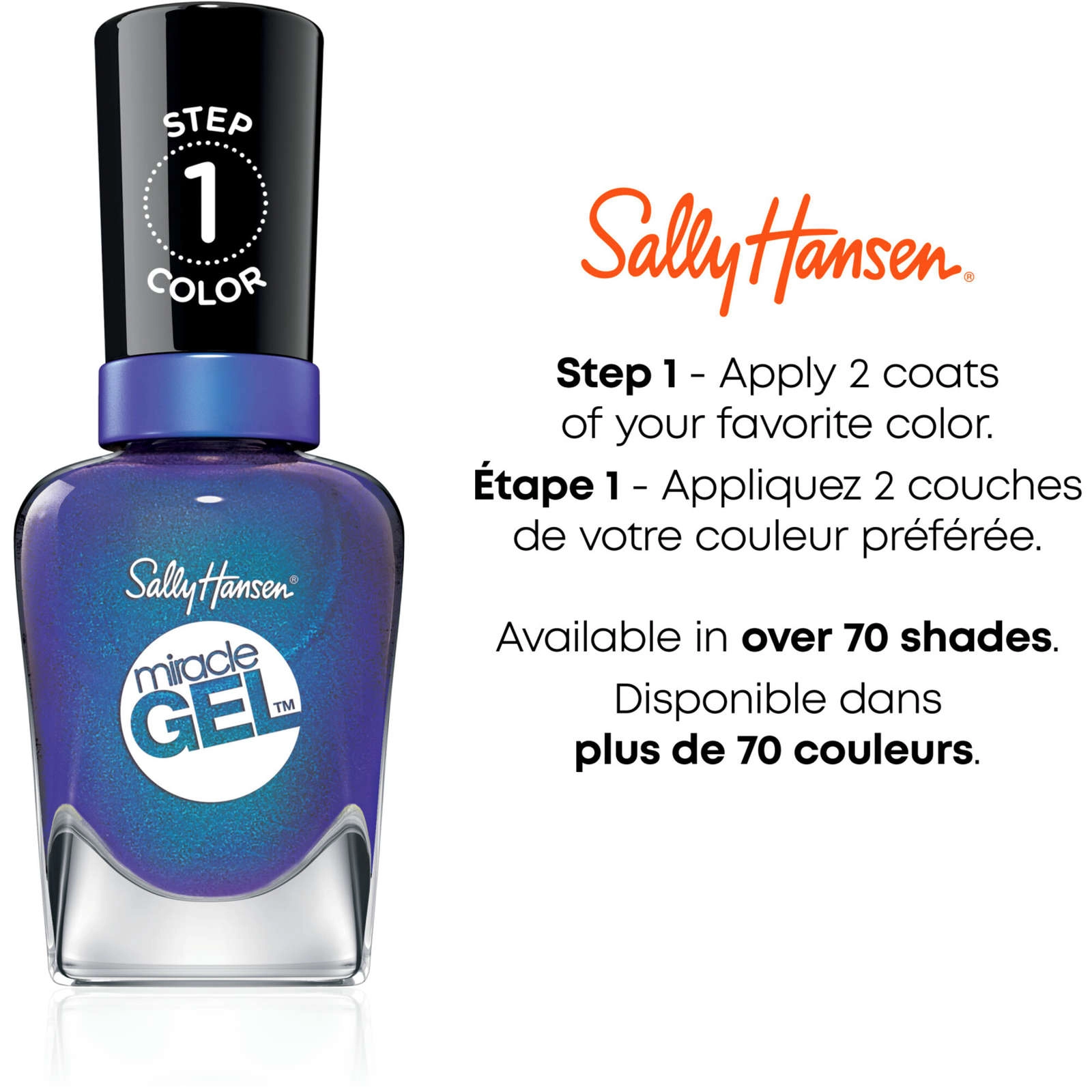 Sally Hansen Miracle Gel™ Nail Colour, V-AMPLIFIED - 489, 2- - Image 5