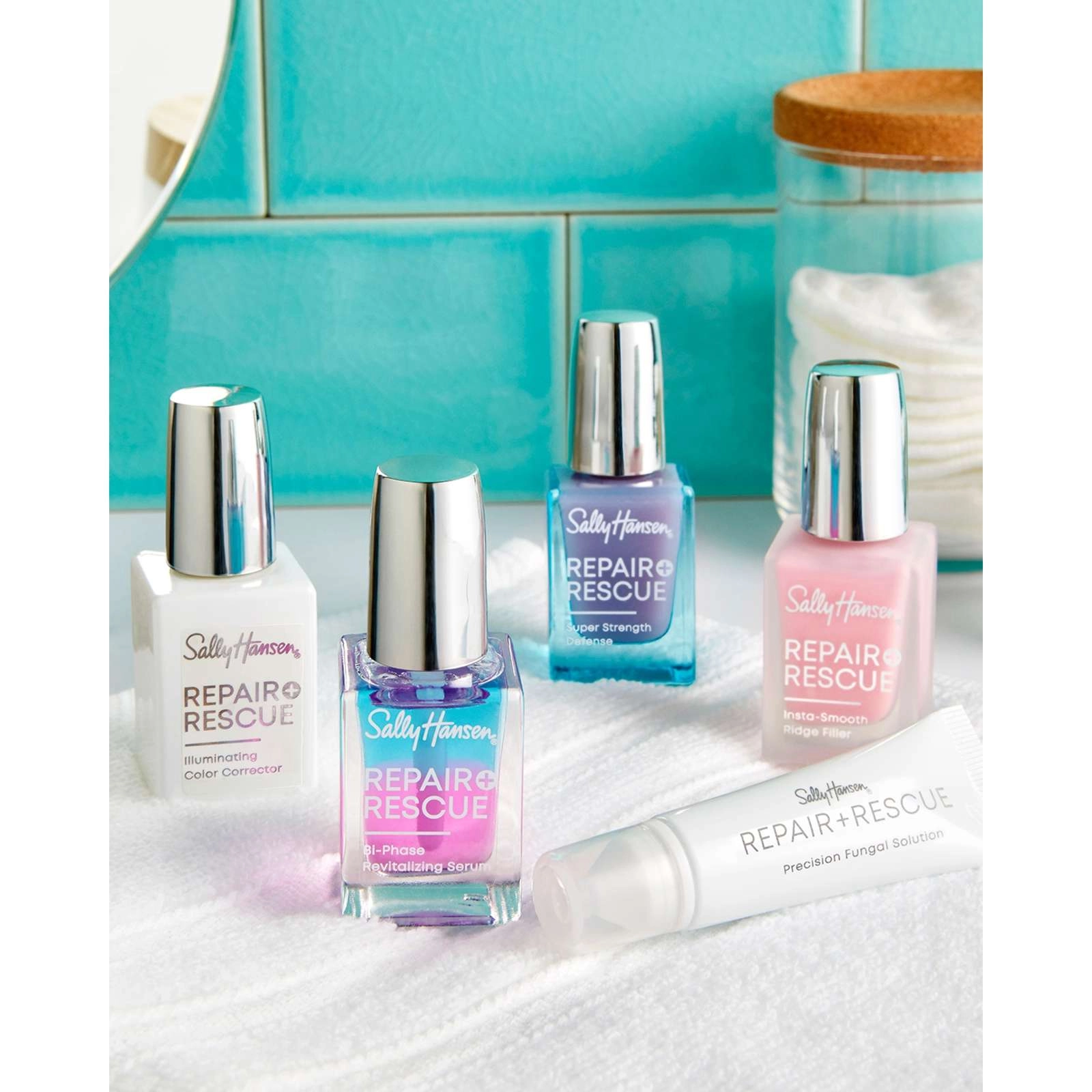 Sally Hansen Repair + Rescue Bi-Phase Revitalizing Serum for Stronger, Hydrated Nails 0.5 oz - Image 6