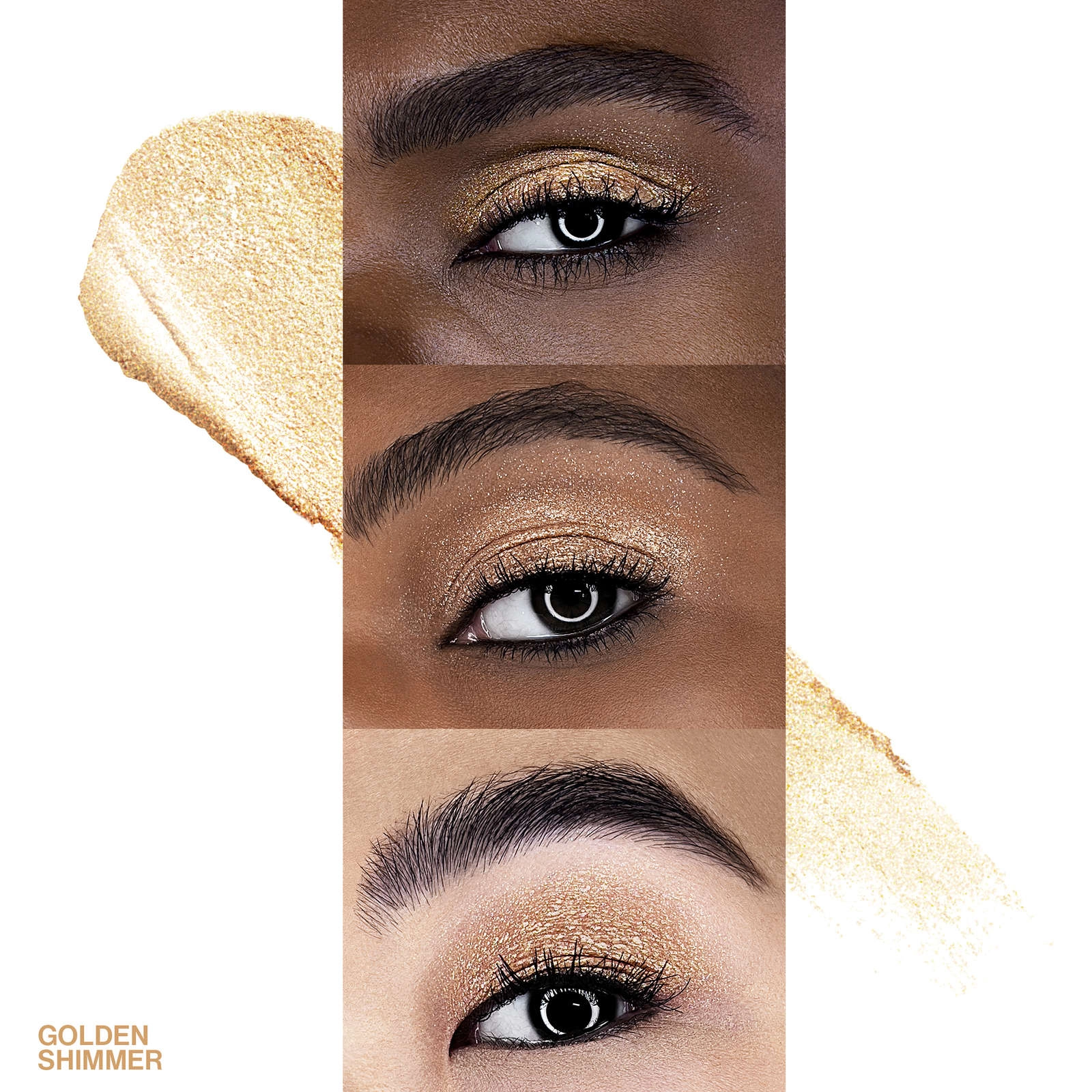 Smashbox Always On Shimmer Cream Shadow - Multi Metal Charcoal, 24-Hour Wear, Vegan & Cruelty-Free - Image 4