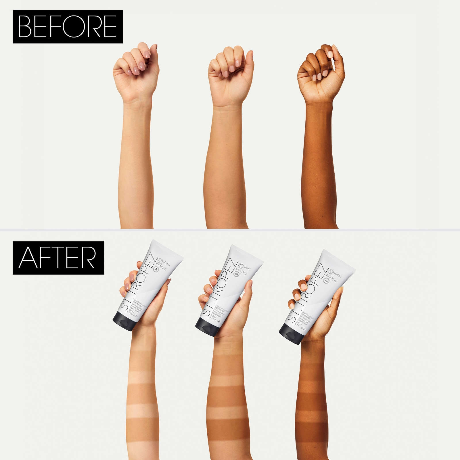 St. Tropez Gradual Tan Classic Daily Firming Lotion - Light/Medium, White - 5 Skincare Benefits - Image 2