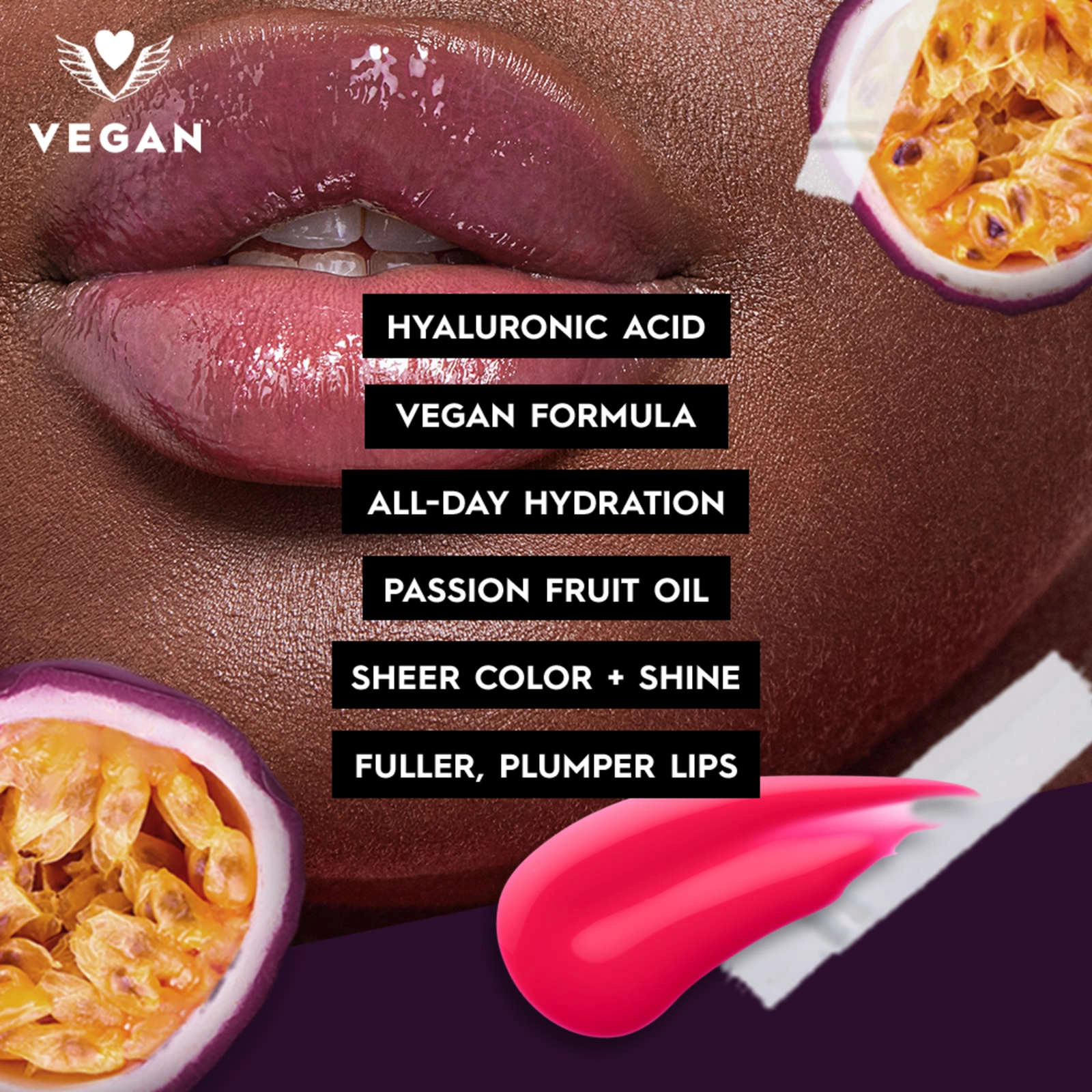 Urban Decay Vice Plumping Shine Balm - Los Feliz - Hydrating Vegan Lip Balm with Hyaluronic Acid - Image 3