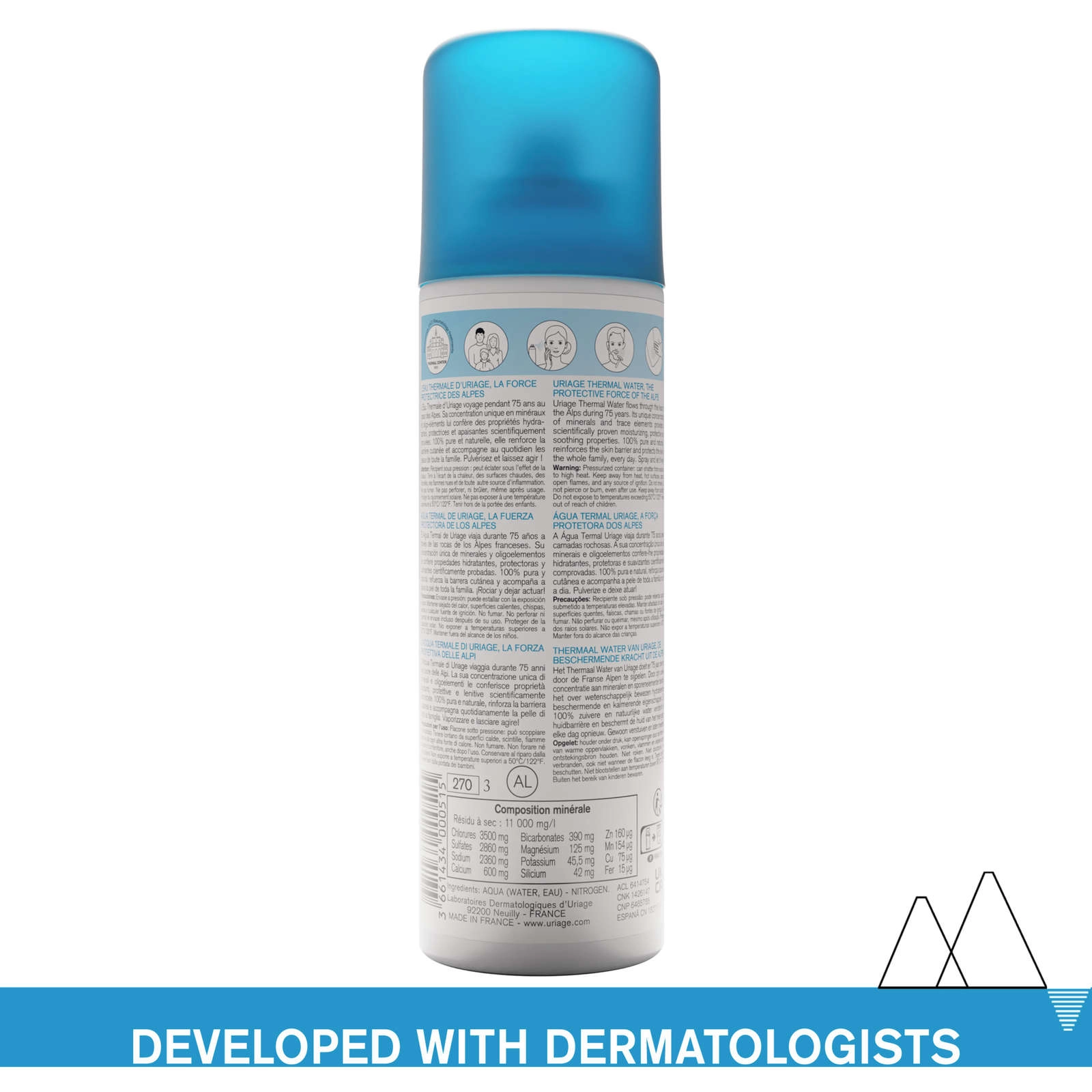Uriage Thermal Water for Daily Hydration, Skin Radiance & Mineral Enrichment - Image 2