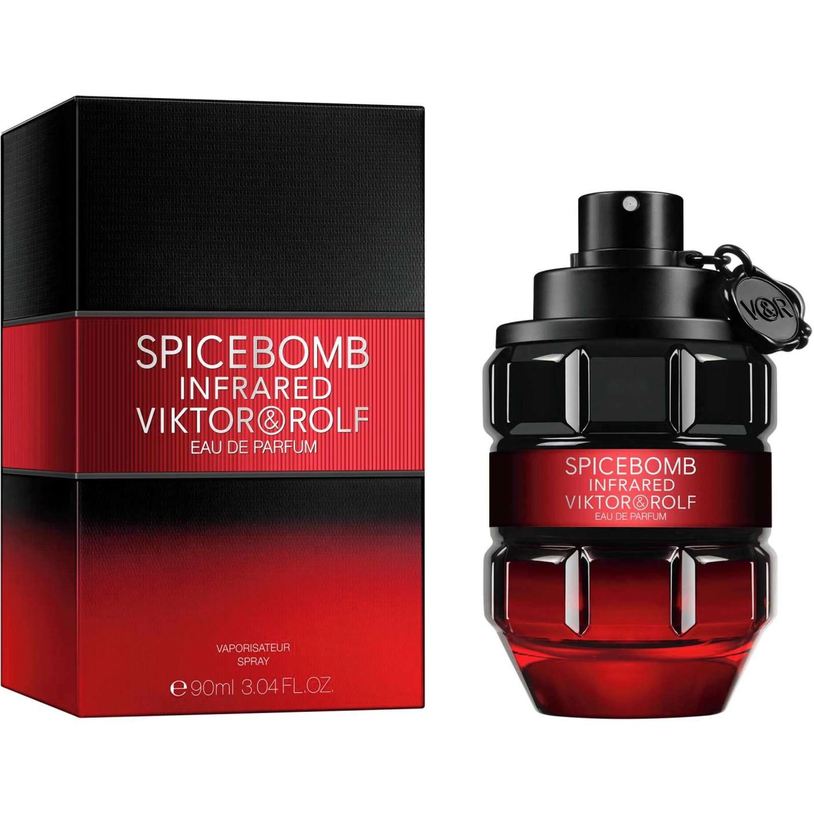 Viktor&Rolf Spicebomb Infrared Eau De Parfum 90ml - Sensual Leather & Spicy Accords for Carnal Seduction - Image 2