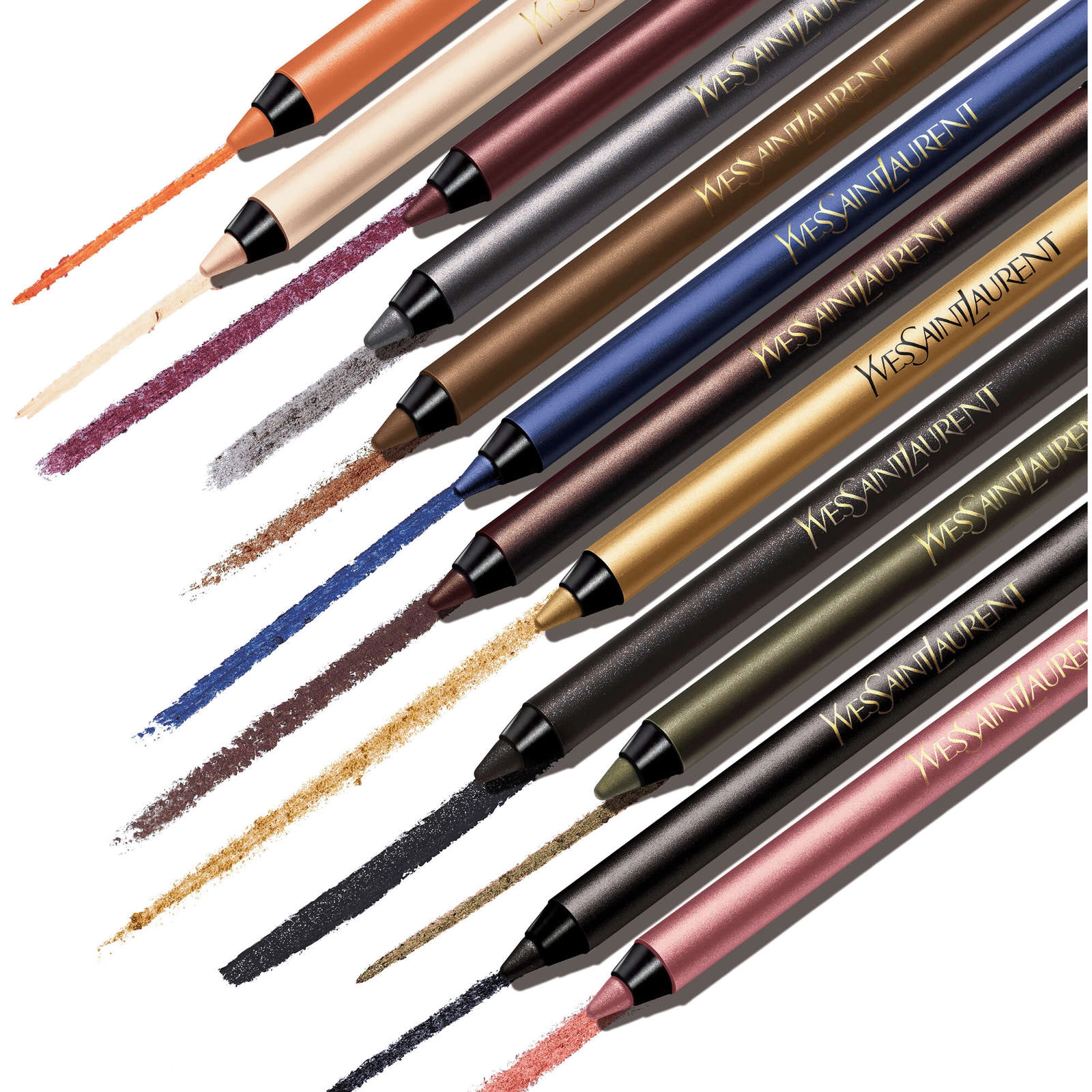 YSL Lines Liberated Eye Pencil 10 Clandestine Silver - Waterproof, 24-Hour Wear, Bold Matte & Chrome Finish - Image 5