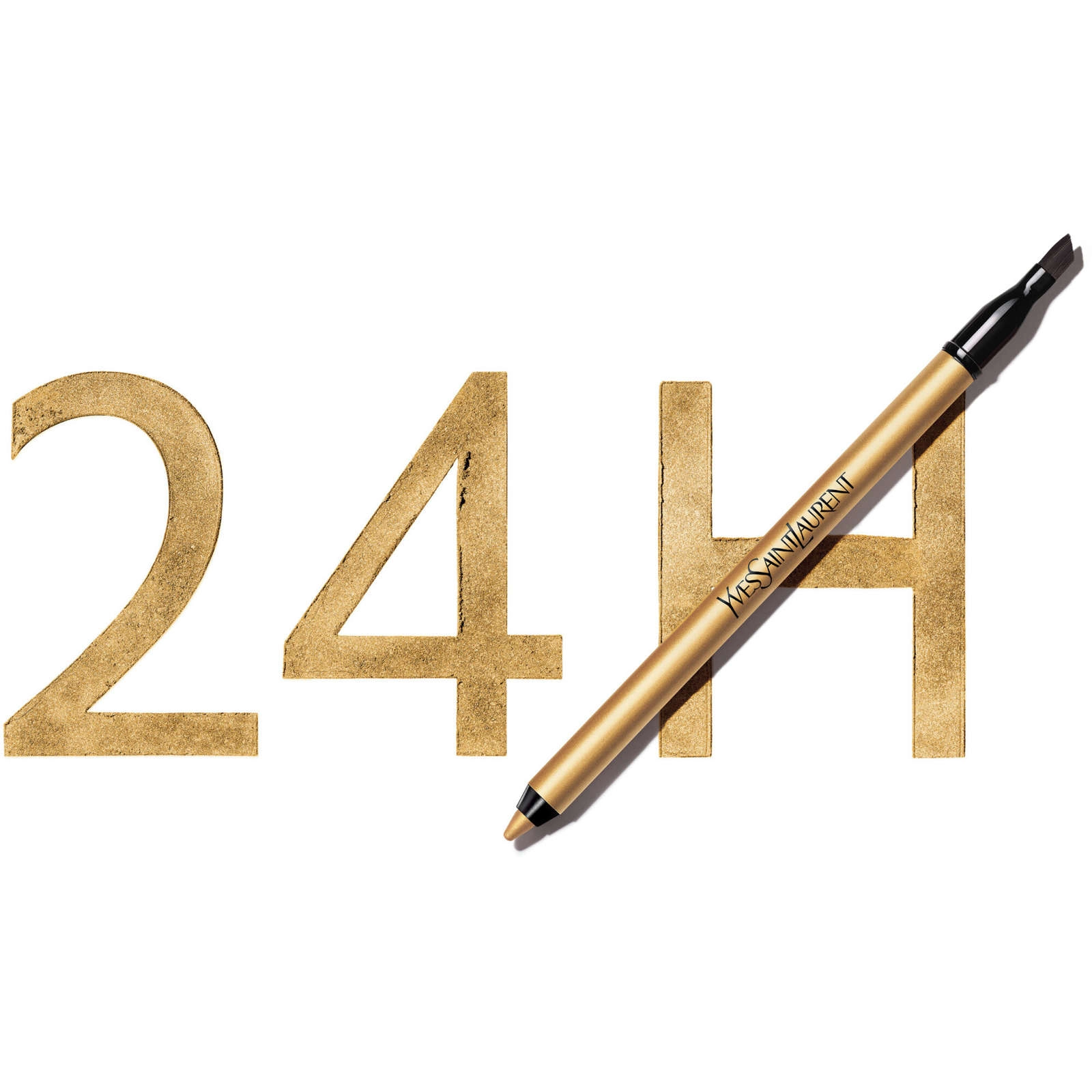YSL Lines Liberated Eye Pencil 10 Clandestine Silver - Waterproof, 24-Hour Wear, Bold Matte & Chrome Finish - Image 7